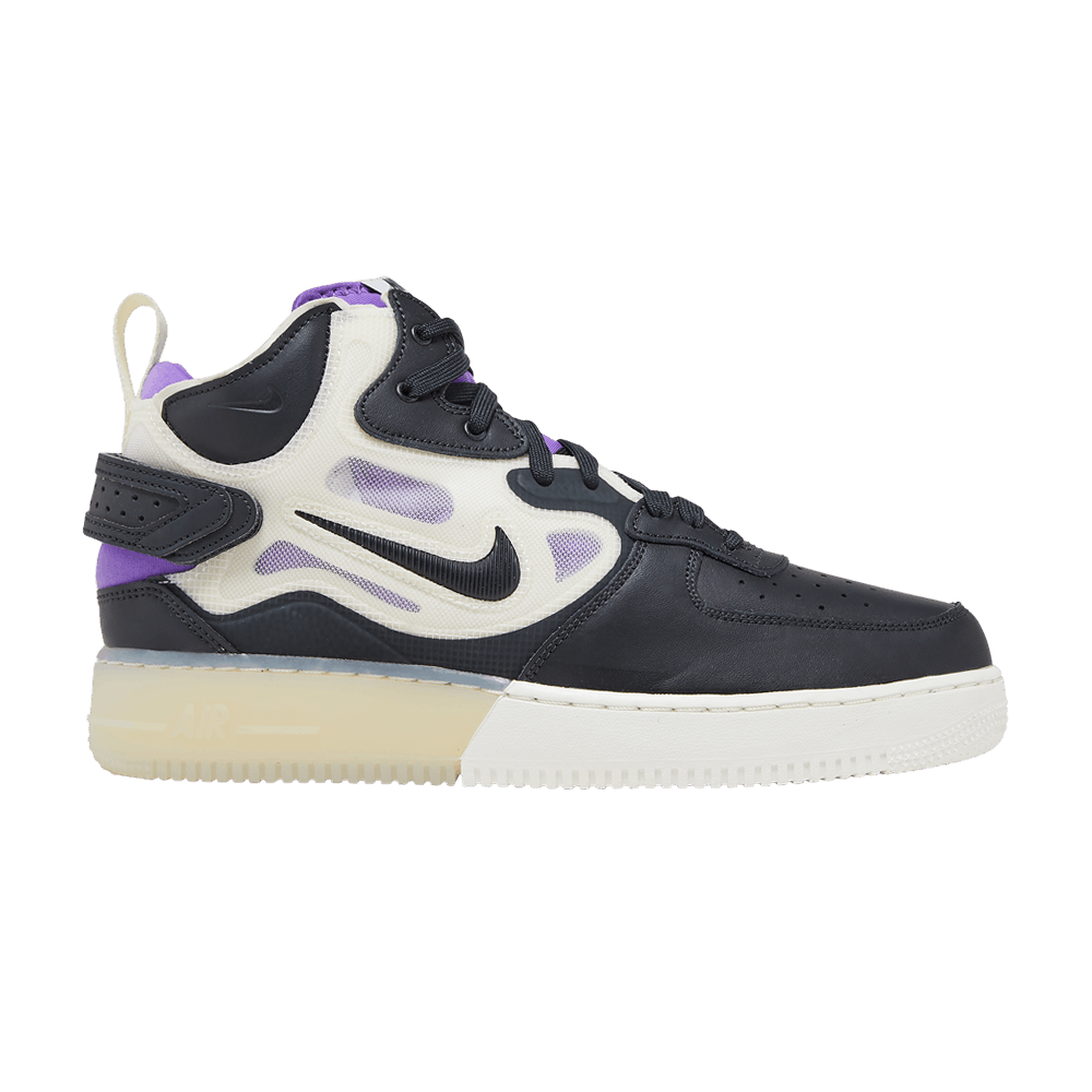 Nike Air Force 1 Mid React 'Off Noir Action Grape'