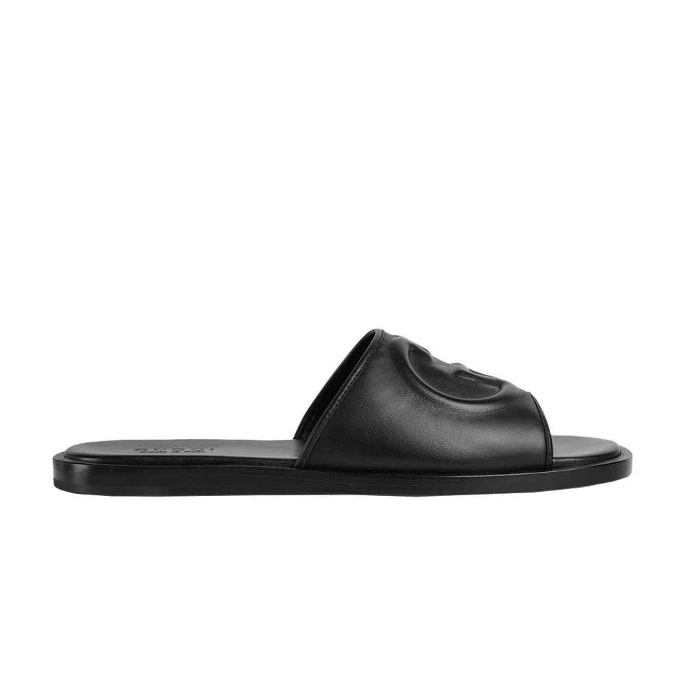 Gucci Slide Sandal 'Interlocking G - Black'