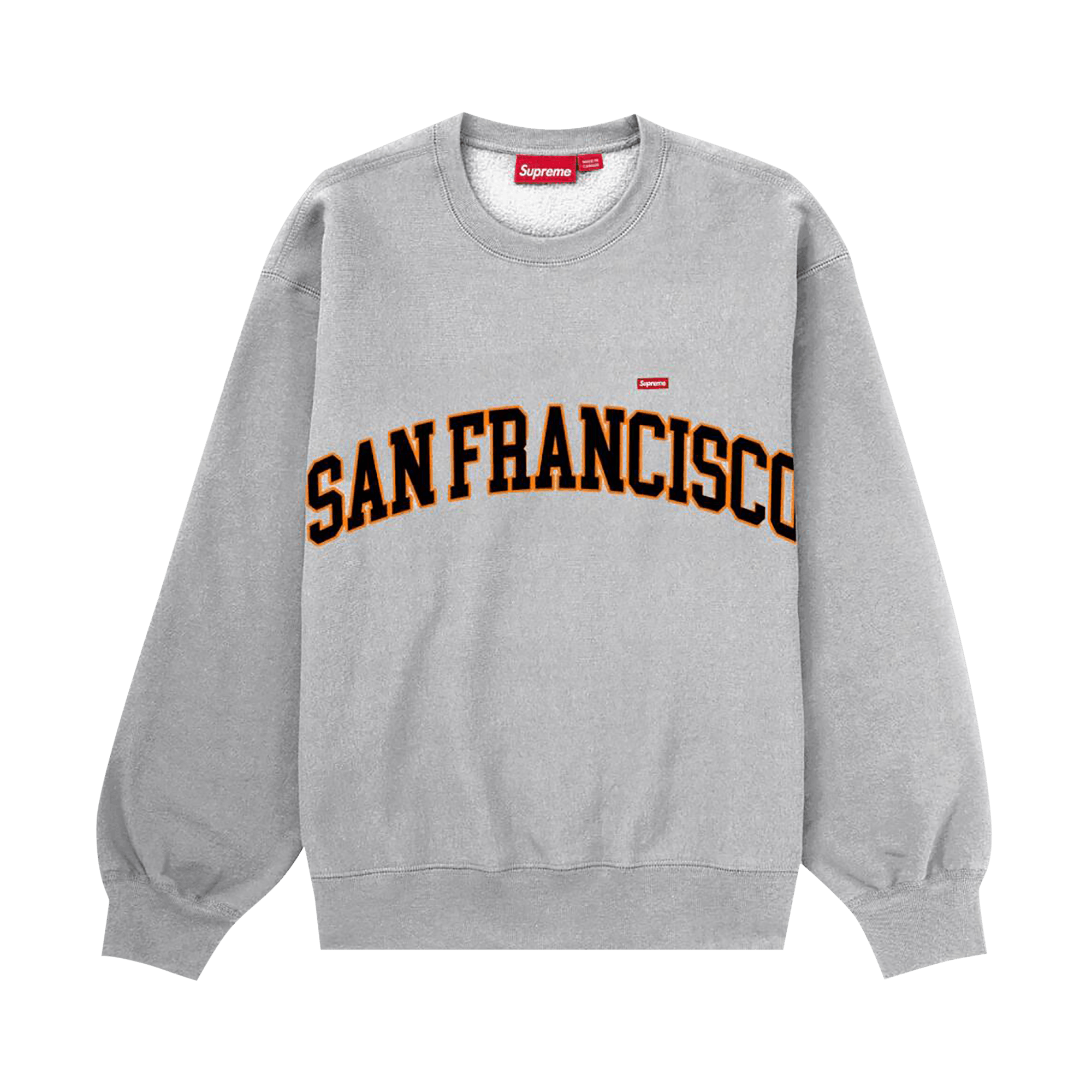 Supreme Small Box Shop Crewneck - San Francisco 'Heather Grey'