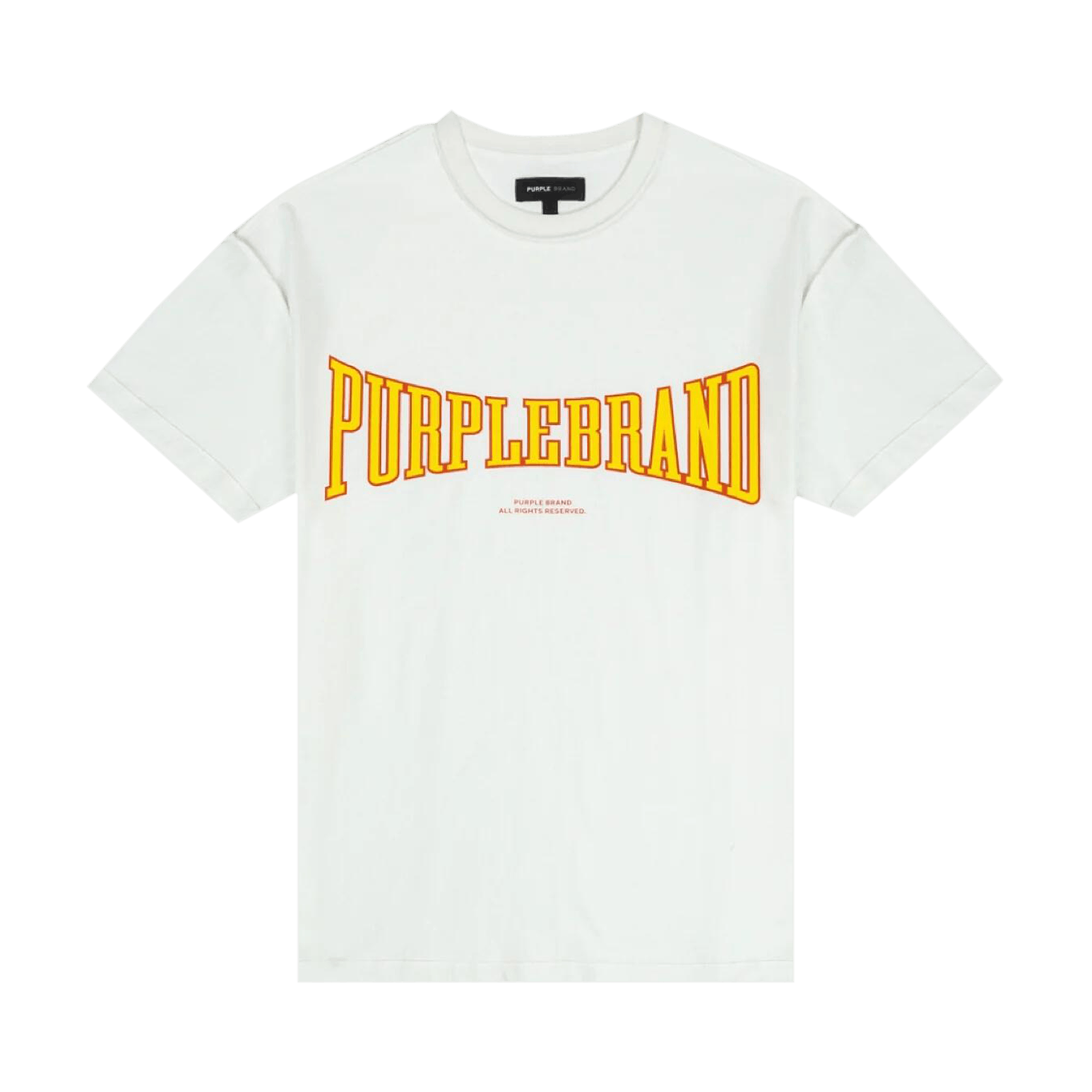 PURPLE BRAND Textured Inside Out Tee 'Off White'