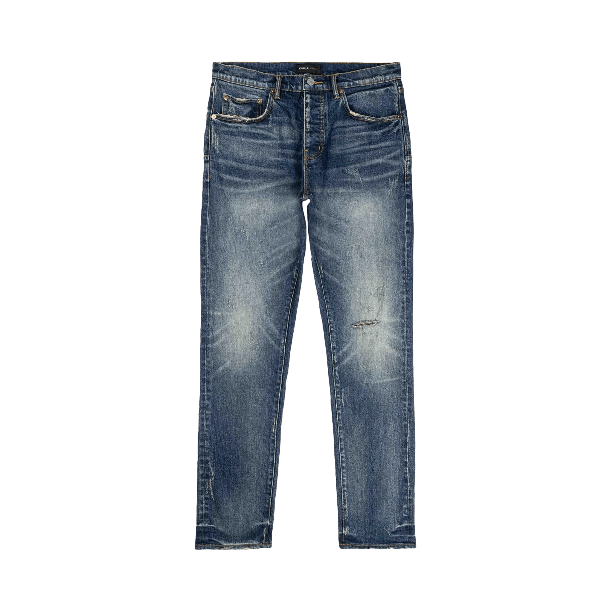 PURPLE BRAND Vintage Scratch Jeans 'Mid Indigo'