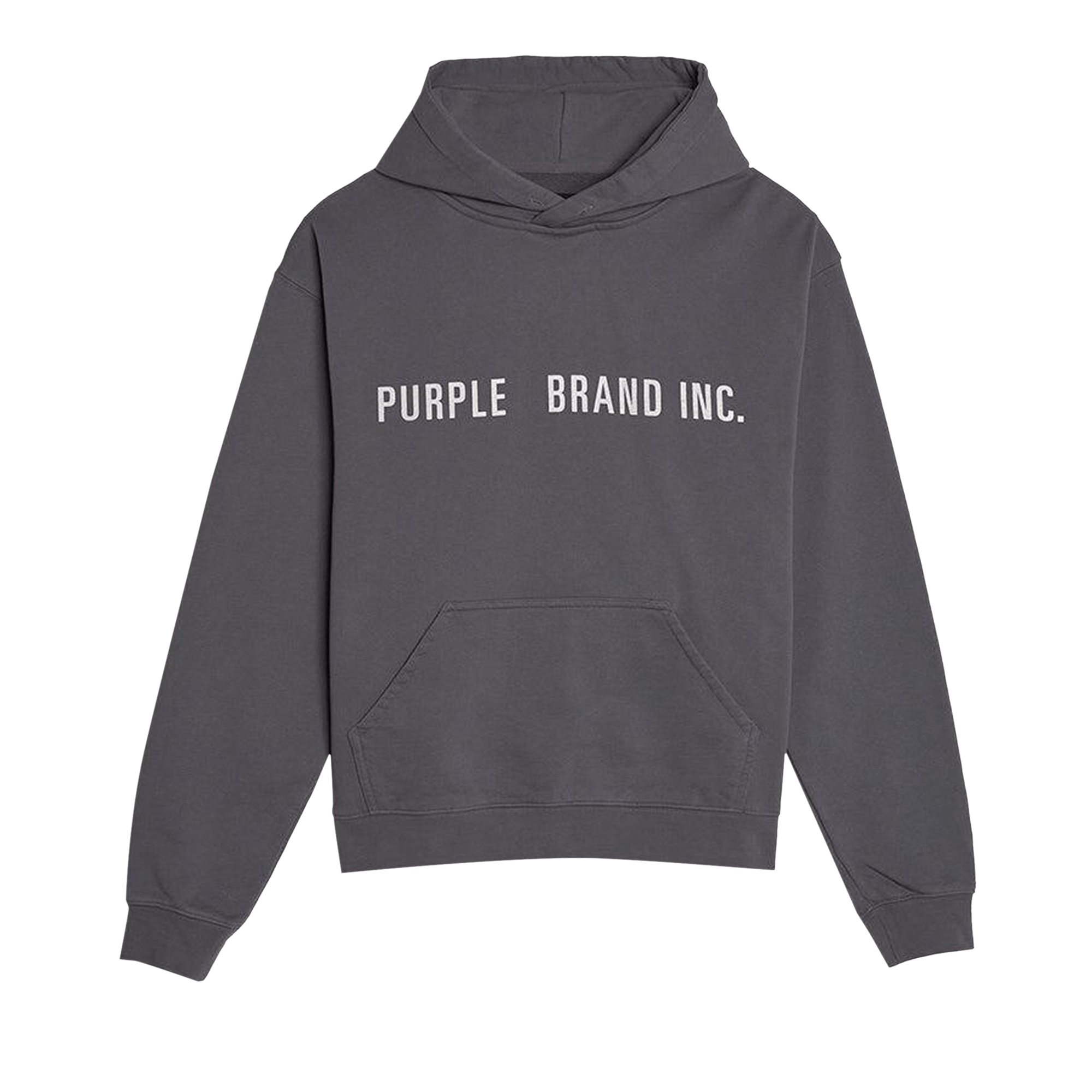 PURPLE BRAND Artifact Embroidered Hoodie 'Charcoal'