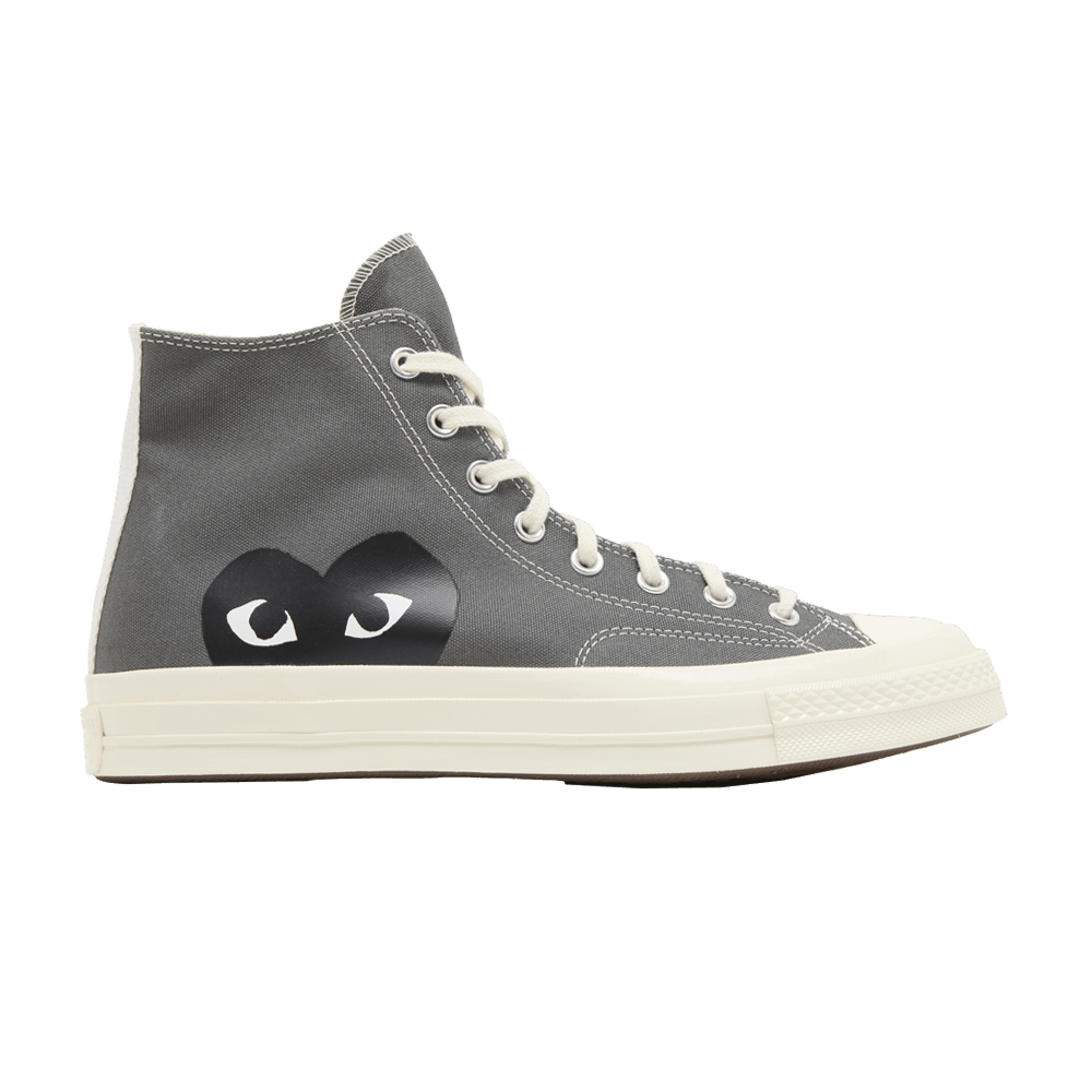 Comme des Garçons PLAY x Converse Chuck 70 High 'Steel Gray' 2023