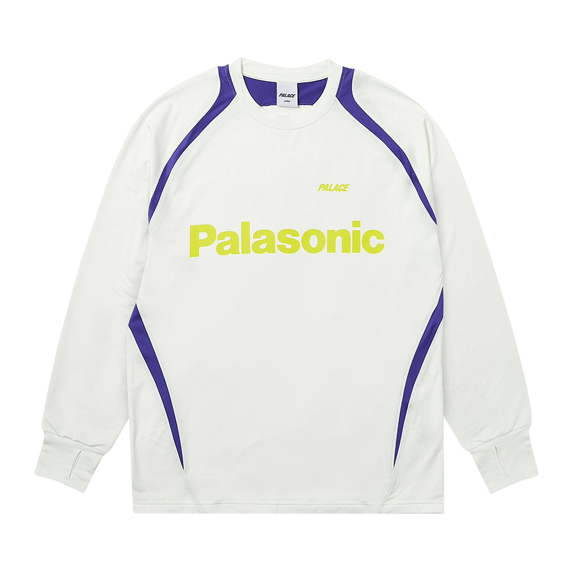 Palace Trail Runner Long-Sleeve 'White'