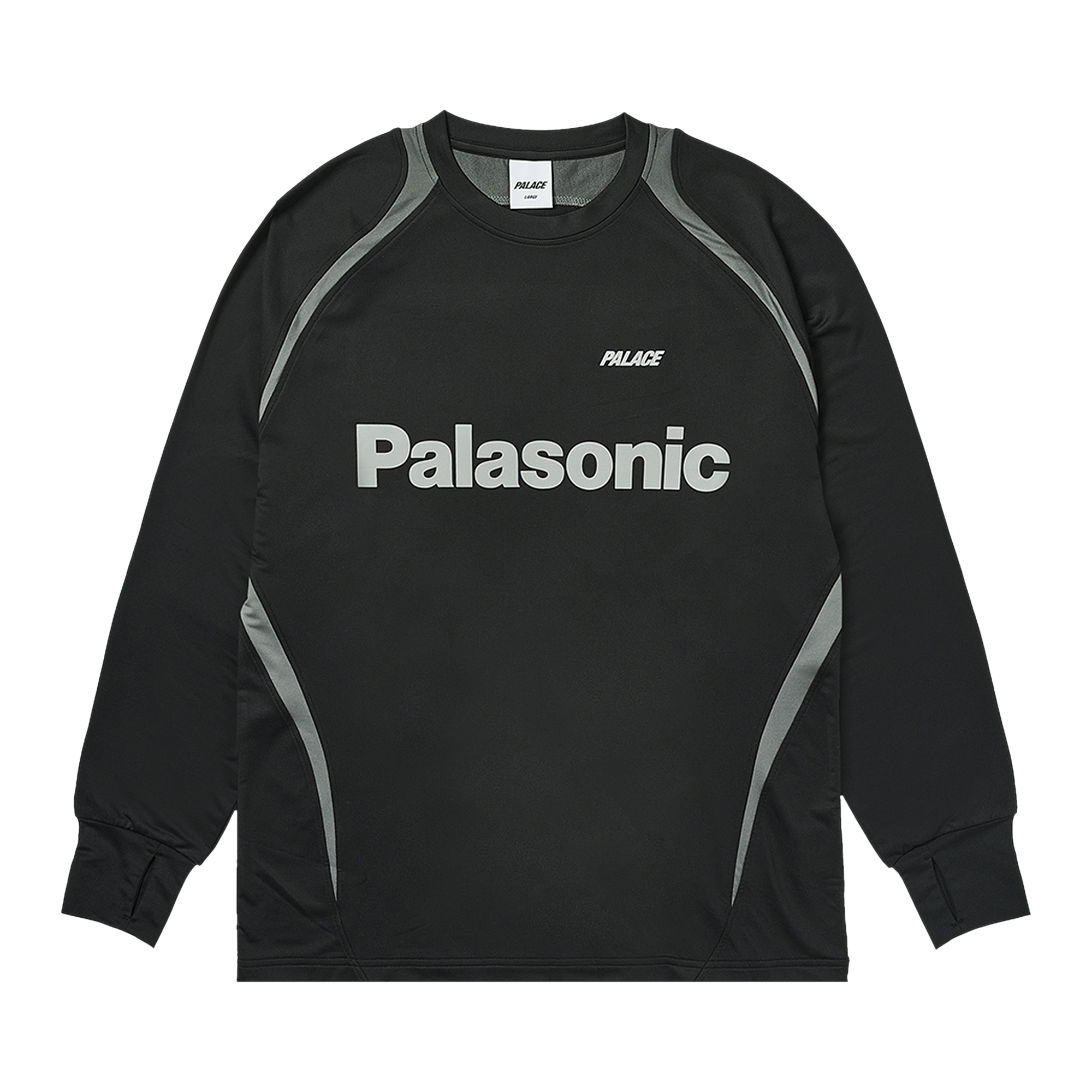 Palace Trail Runner Long-Sleeve 'Black'