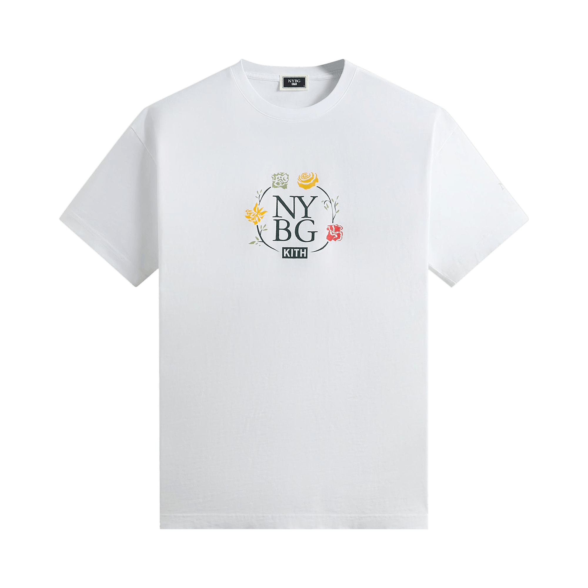 Kith x New York Botanical Garden Logo Vintage Tee 'White'