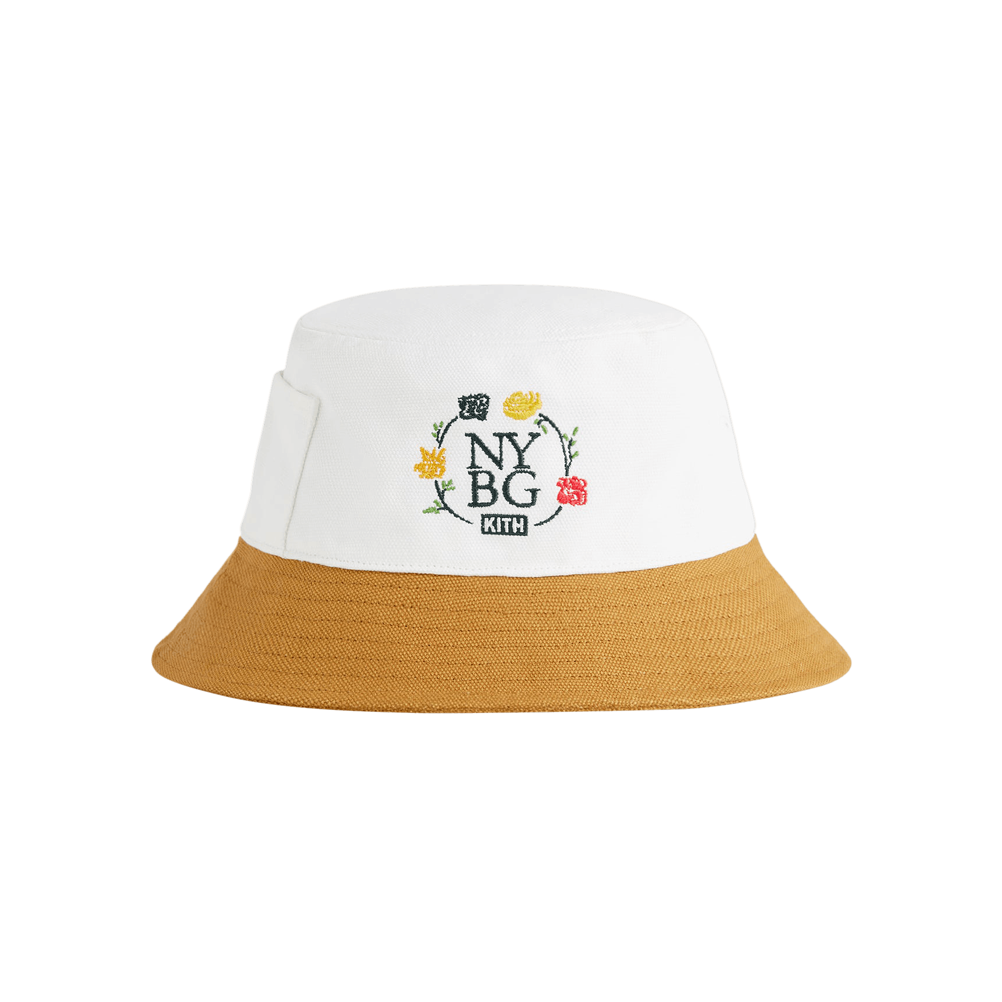 Kith x New York Botanical Garden Two Tone Canvas Dawson Bucket Hat 'Sandrift'