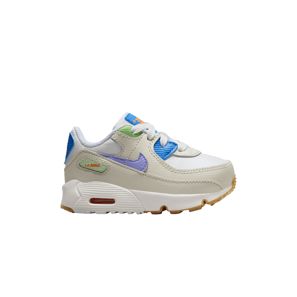 Nike Air Max 90 Leather TD 'White Purple Pulse'