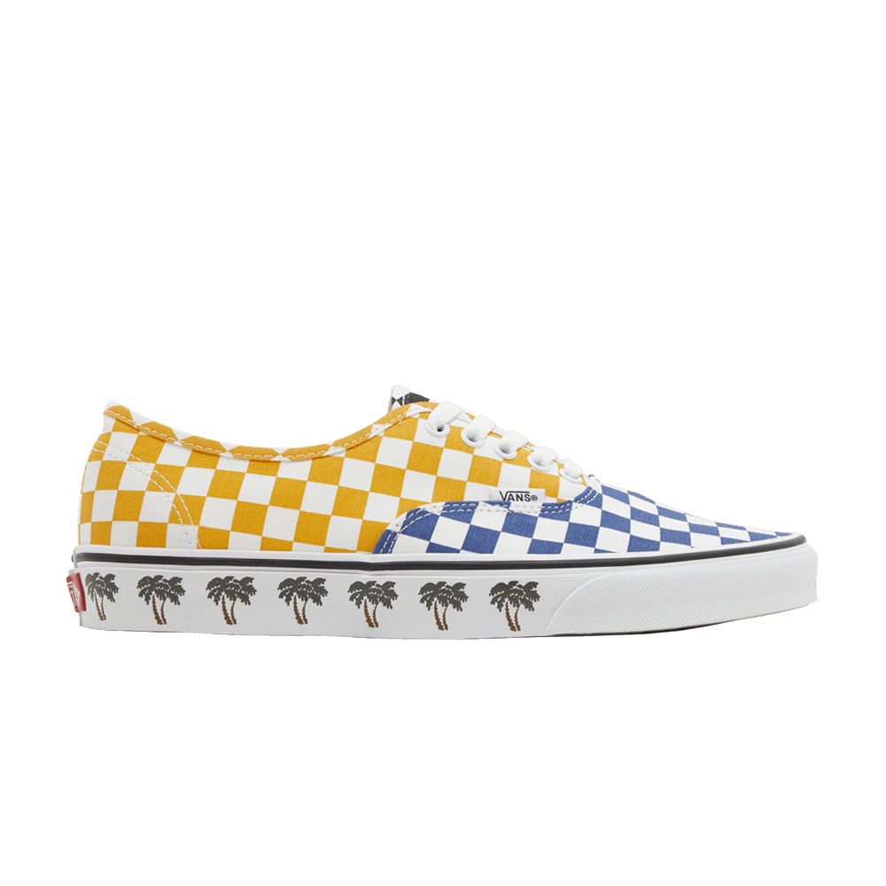 Vans Authentic 'Sidewall Palm Tree Checkerboard'