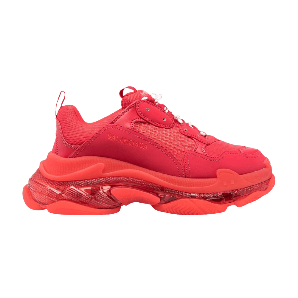 Balenciaga Triple S Sneaker 'Clear Sole - Red White Laces'