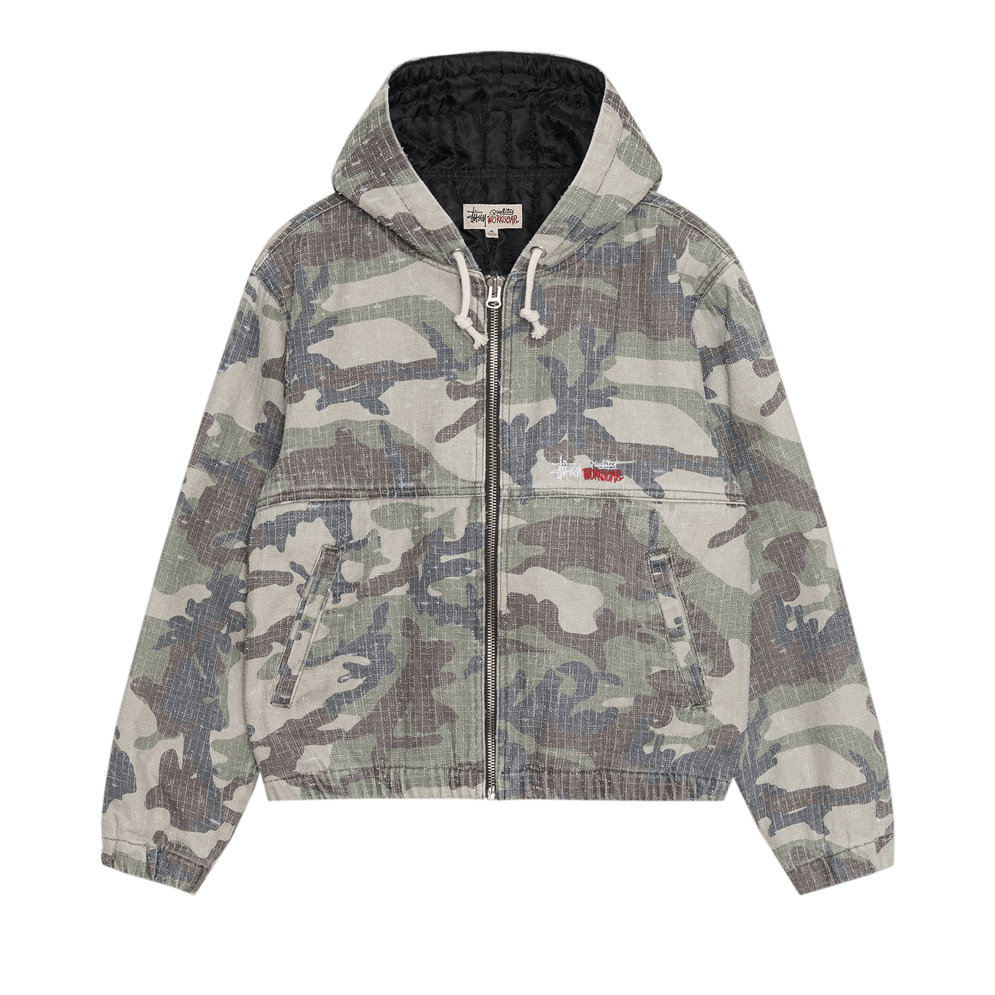 Stussy Work Jacket 'Woodland Camo'