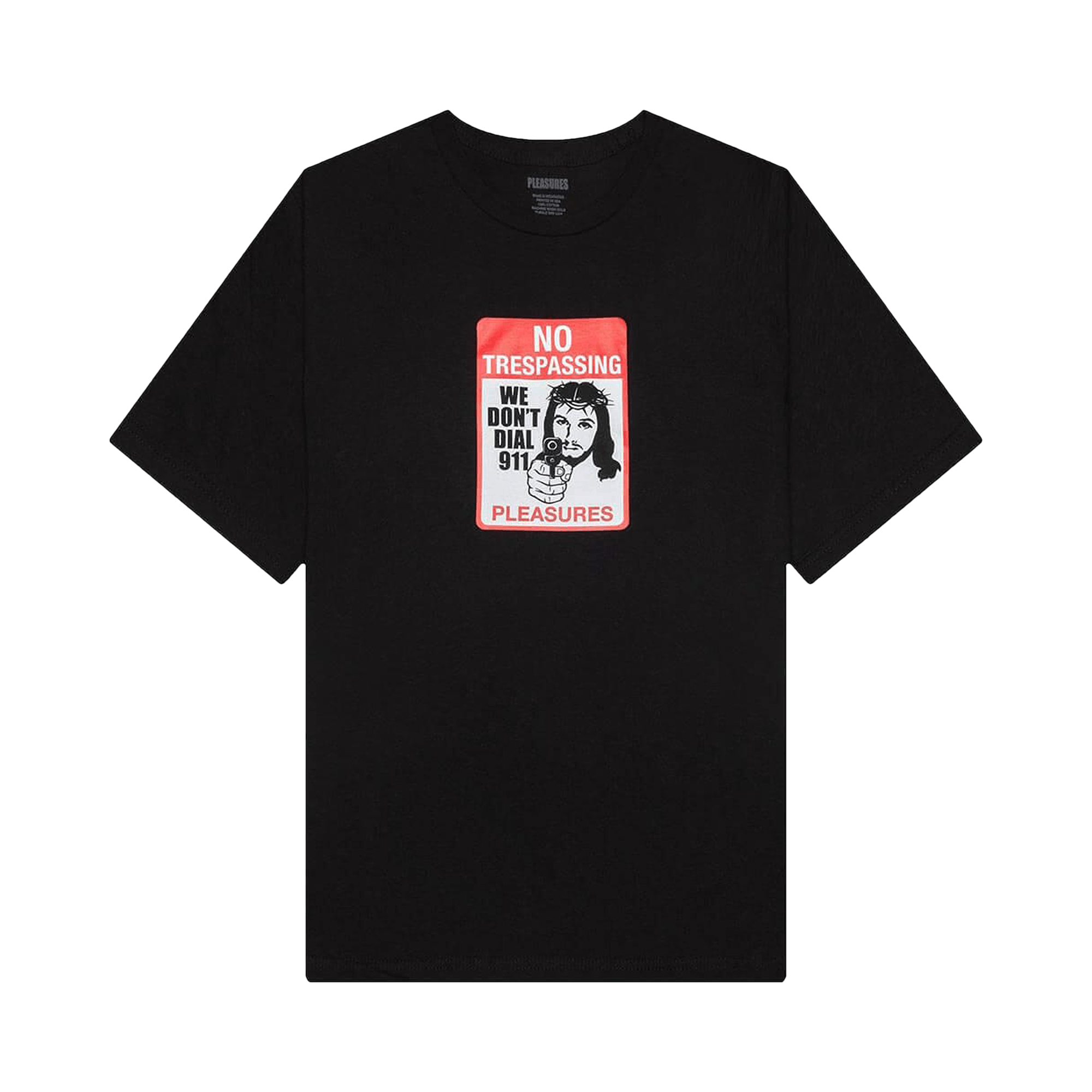 Pleasures Trespass T-Shirt 'Black'