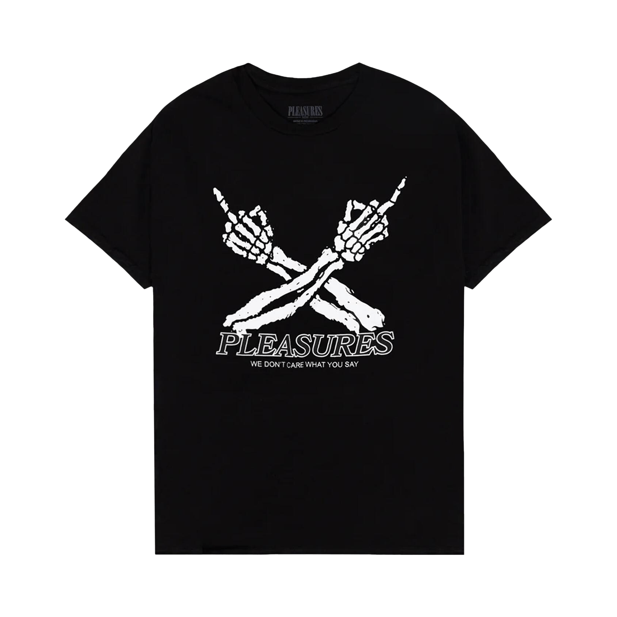 Pleasures Don't Care T-Shirt 'Black'