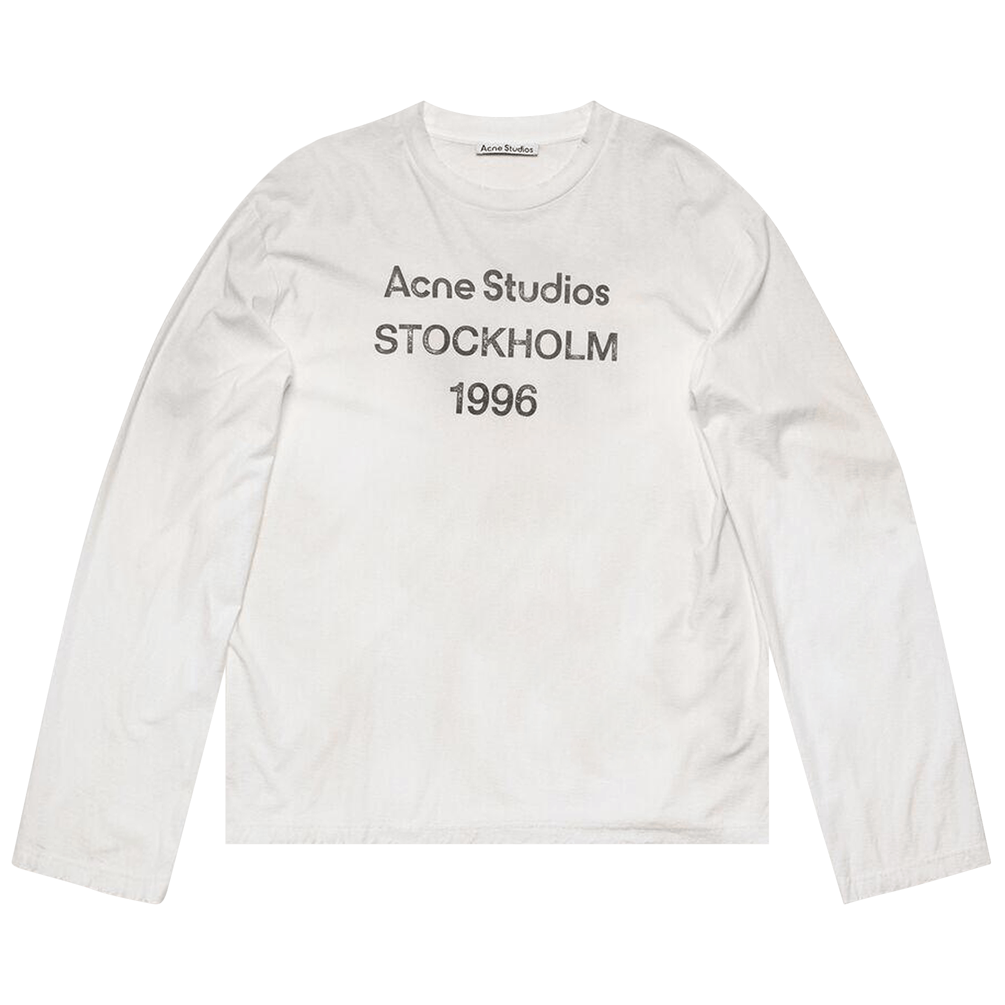Acne Studios Logo 1996 Long-Sleeve T-Shirt 'White'