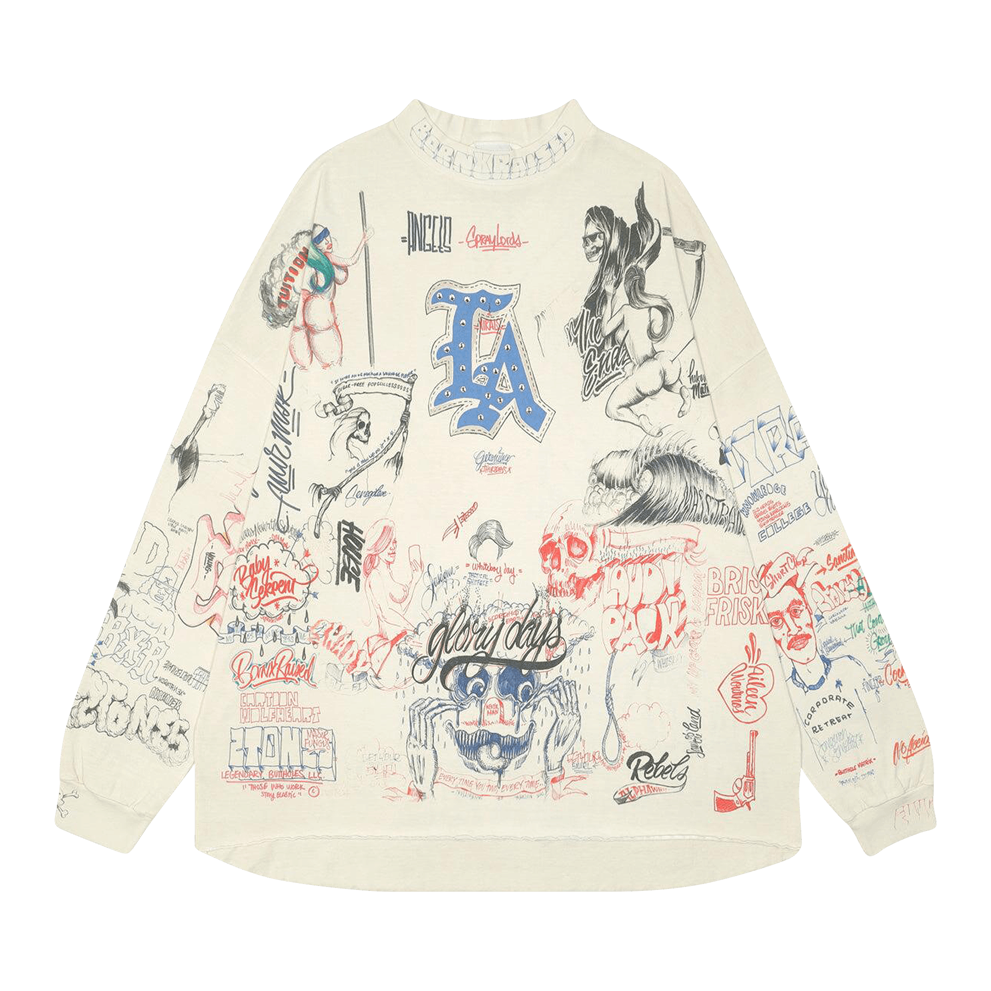 Buy SAINT Mxxxxxx x Shermer Academy Hoodie 'Grey' - SM A22 0000