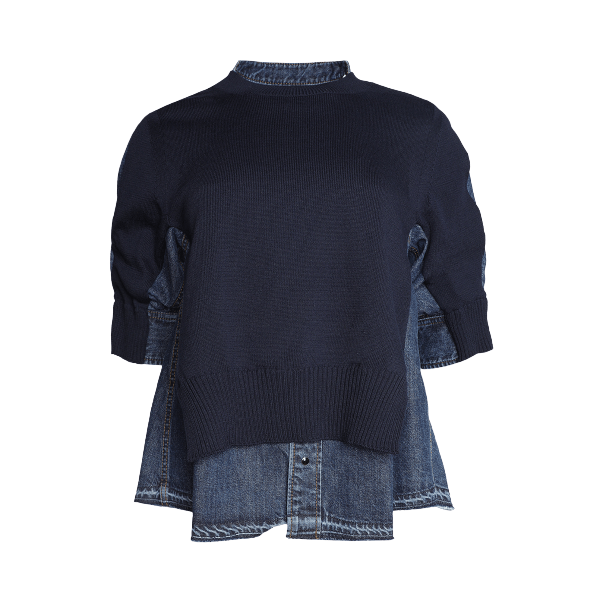 Buy Sacai x KAWS Jacquard Knit Cardigan 'Multicolor' - 21 02578M