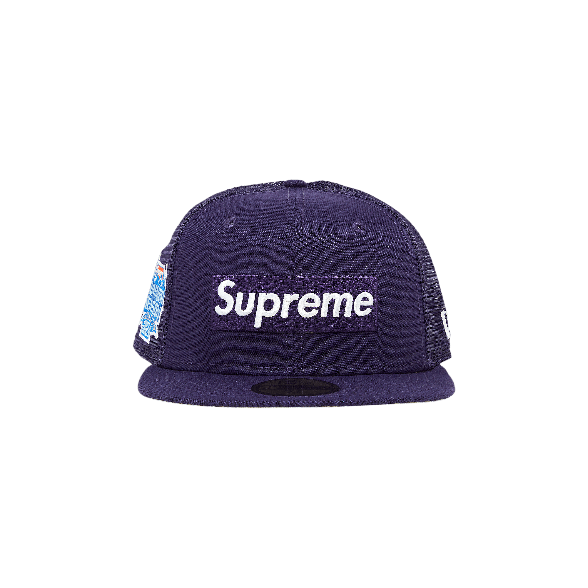 Supreme Box Logo Mesh Back New Era 'Purple'