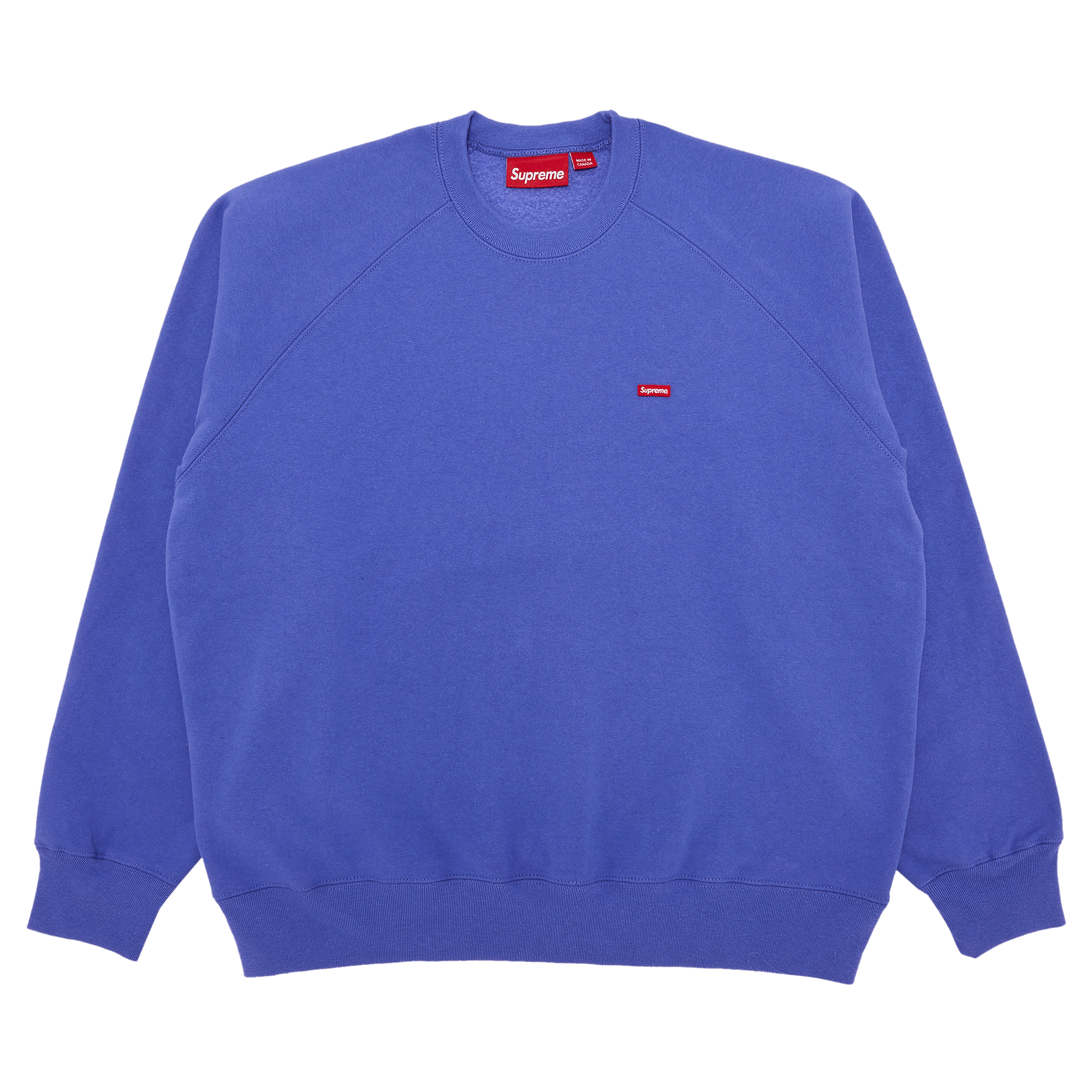 Supreme Small Box Raglan Crewneck 'Violet'