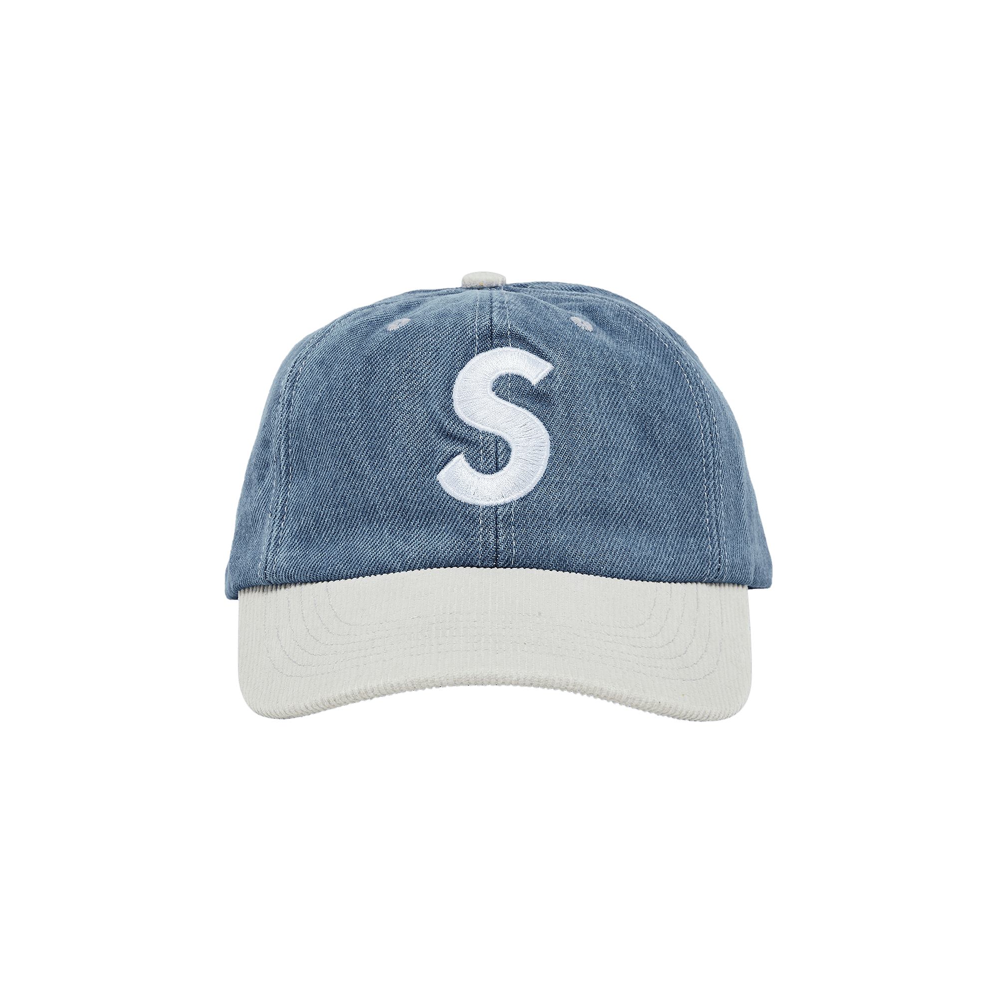 Supreme 2-Tone S Logo 6-Panel 'Washed Denim'