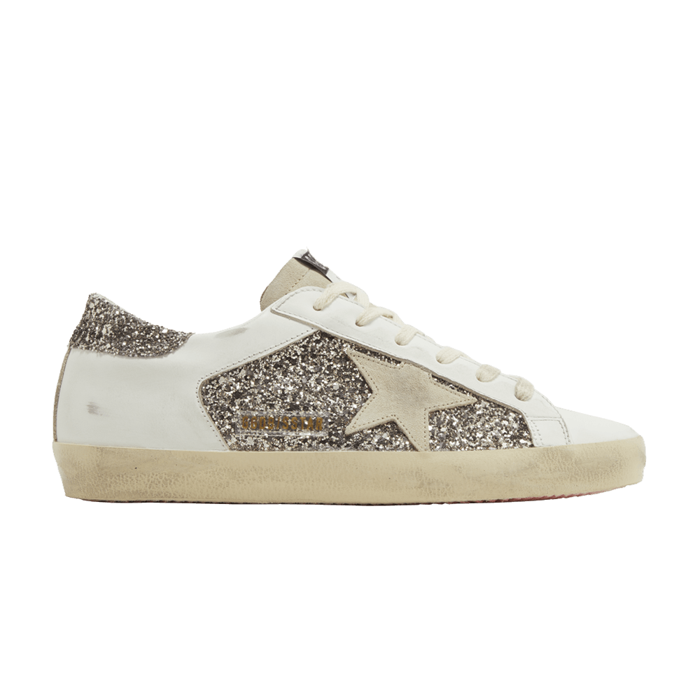 Golden Goose Wmns Superstar 'Glitter - White Seedpearl'