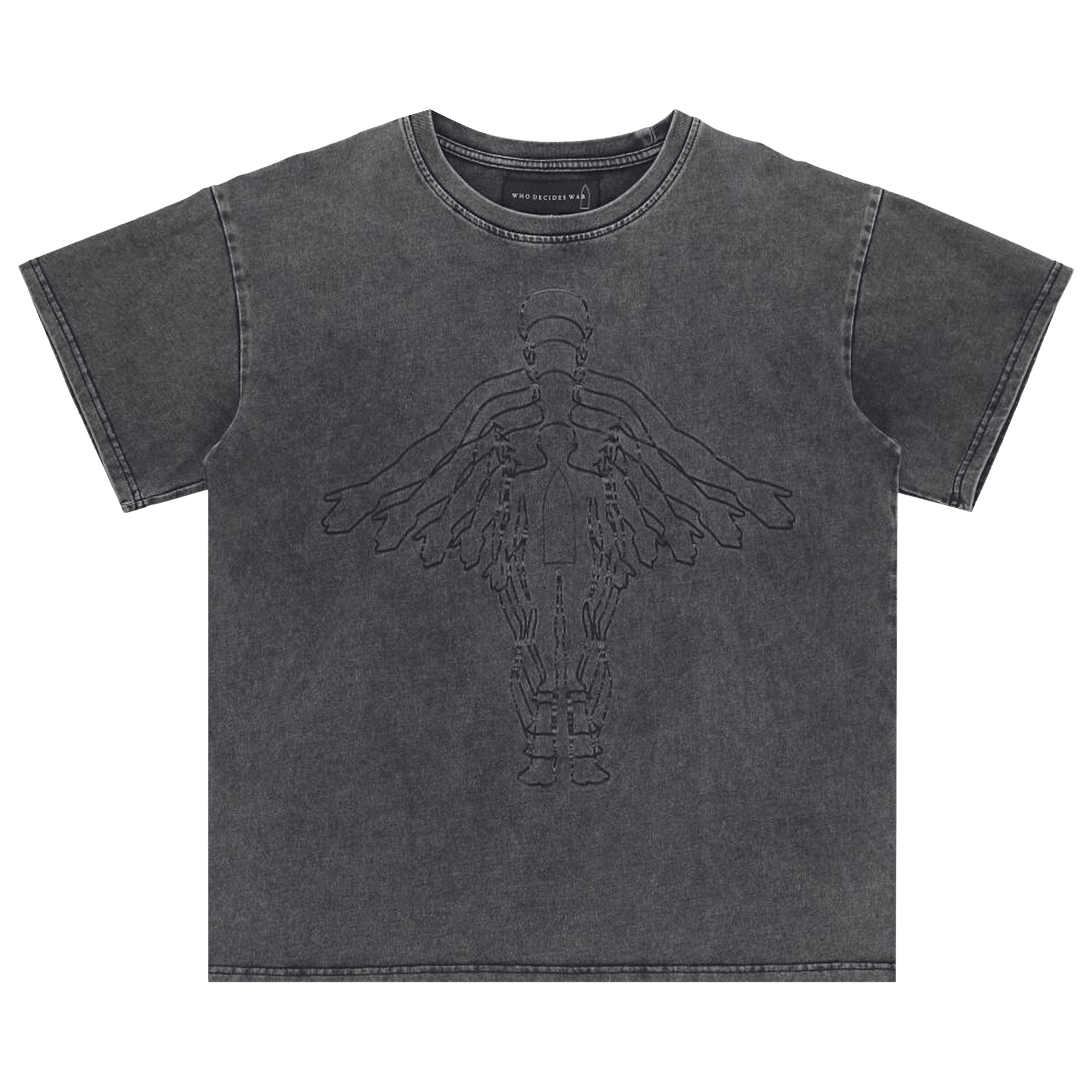 Who Decides War Transition T-Shirt 'Vintage Grey'