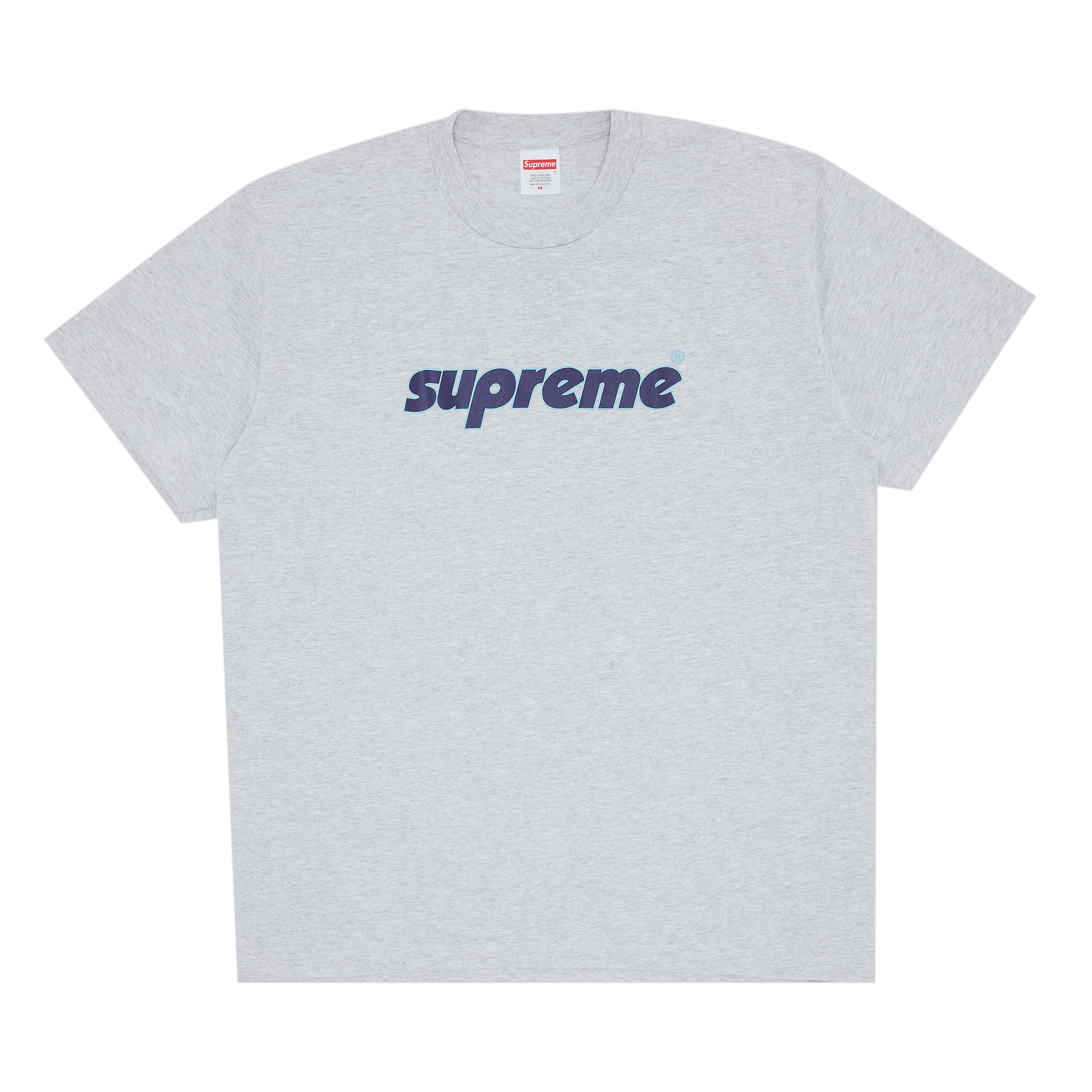Supreme Pinline Tee 'Ash Grey'