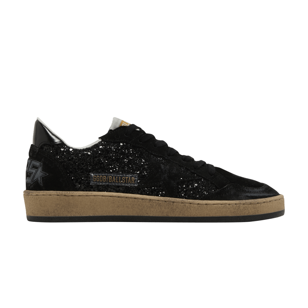 Golden Goose Wmns Ball Star 'Black Glitter'