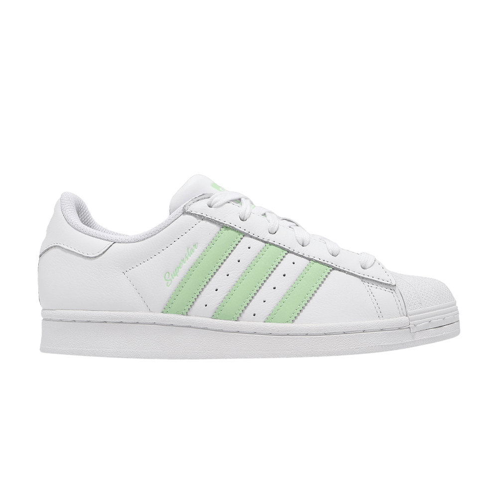 Adidas Wmns Superstar 'White Semi Green Spark'