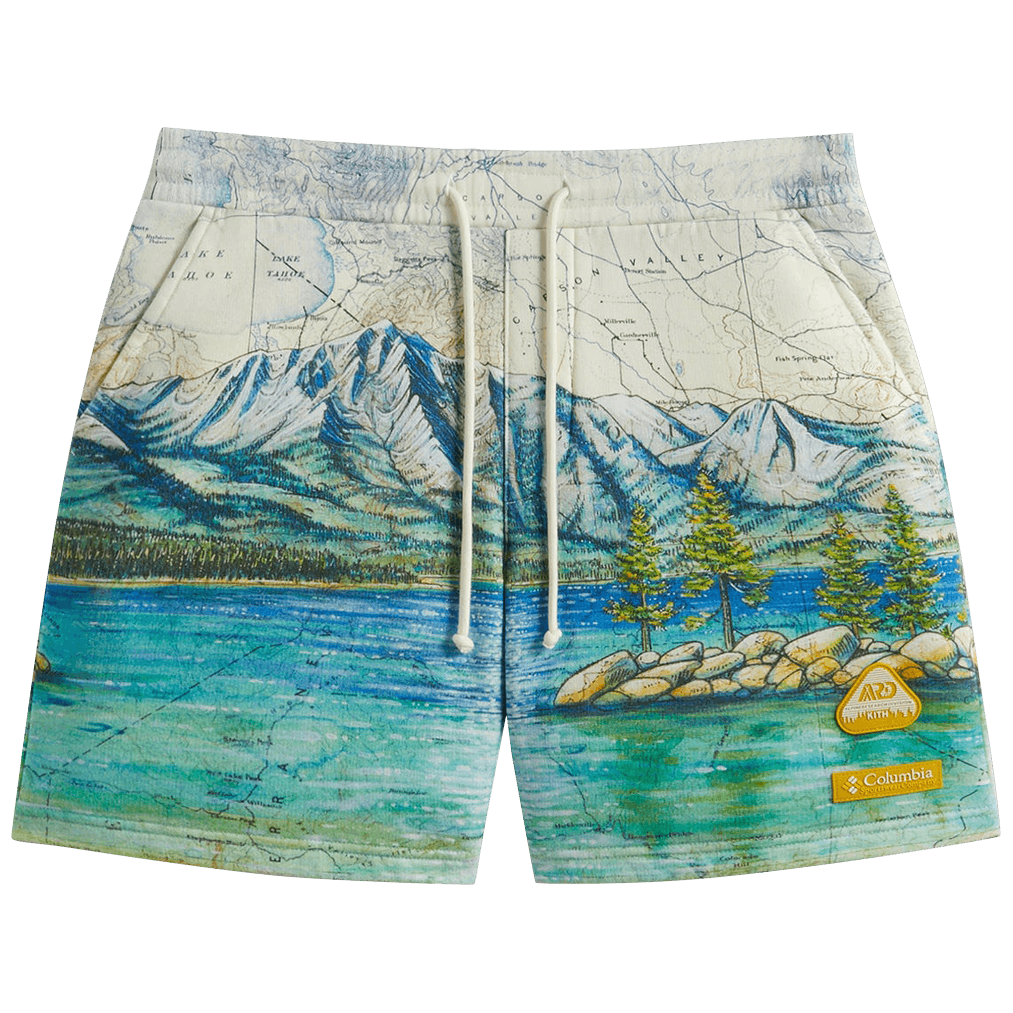 Kith For Columbia Lake Tahoe Fleece Short 'Chalk'