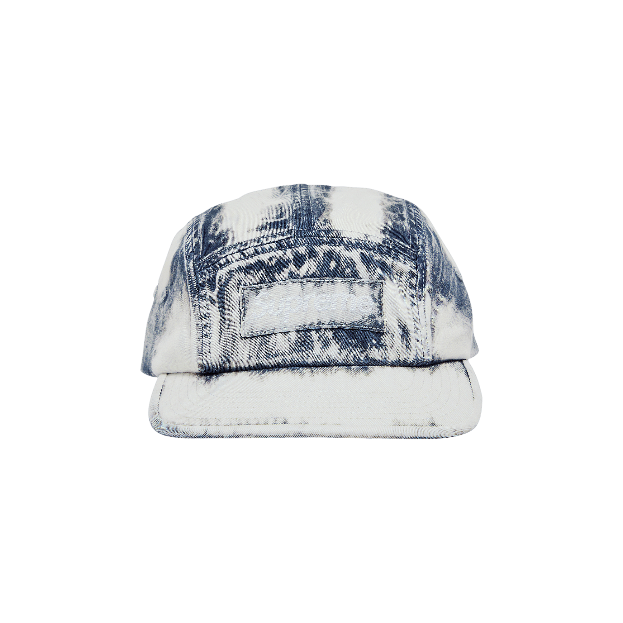 Supreme Bleached Chino Camp Cap 'Navy'