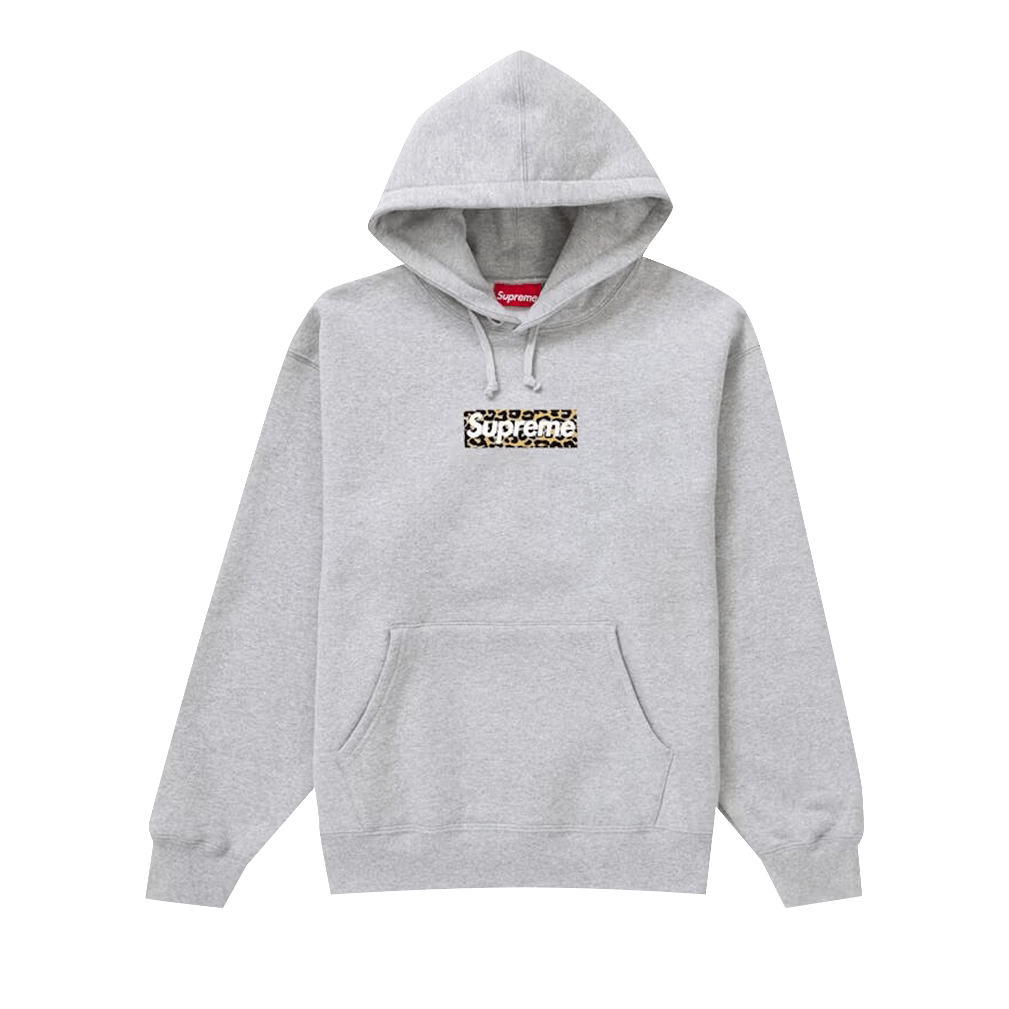 Supreme Shanghai Box Logo Hooded Sweatshirt 'Ash Grey'