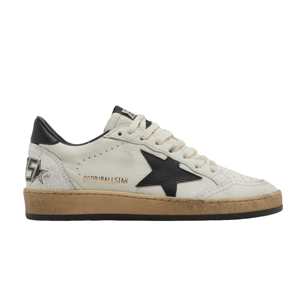 Golden Goose Wmns Ball Star 'White Black'