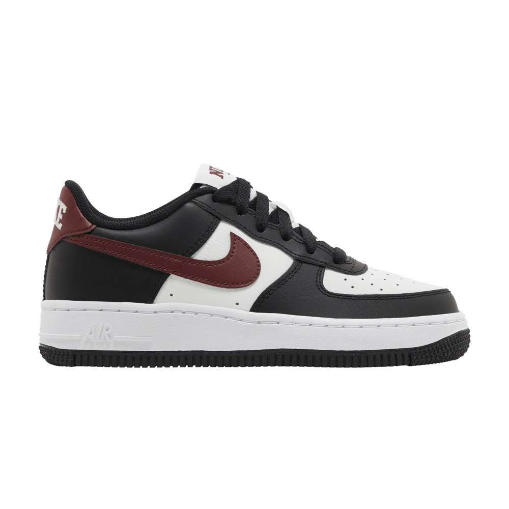 Nike Air Force 1 GS 'Black Dark Team Red'
