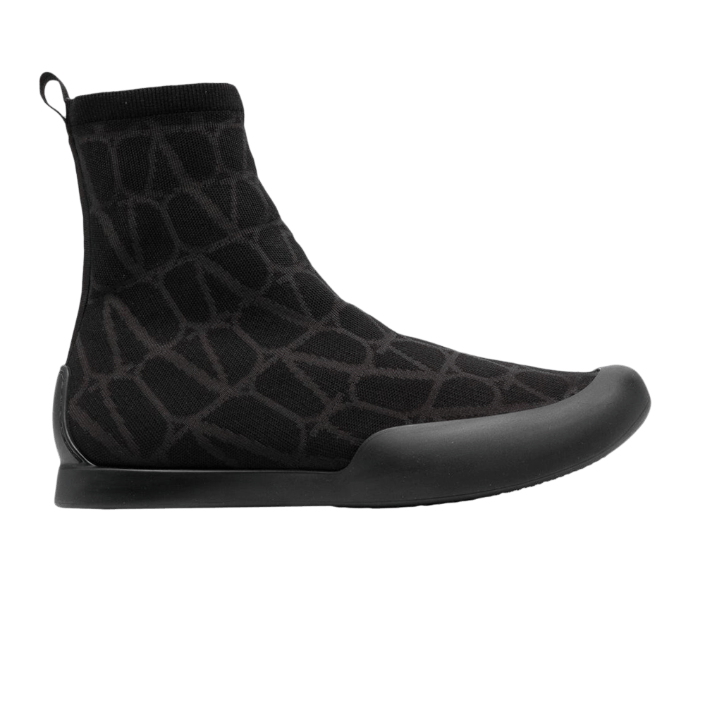 Valentino Toile Iconographe Cityshore Sock Boot 'Black'
