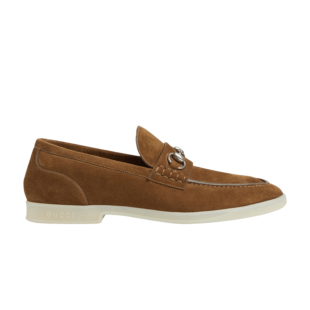 Gucci Horsebit Loafer 'Brown Suede'
