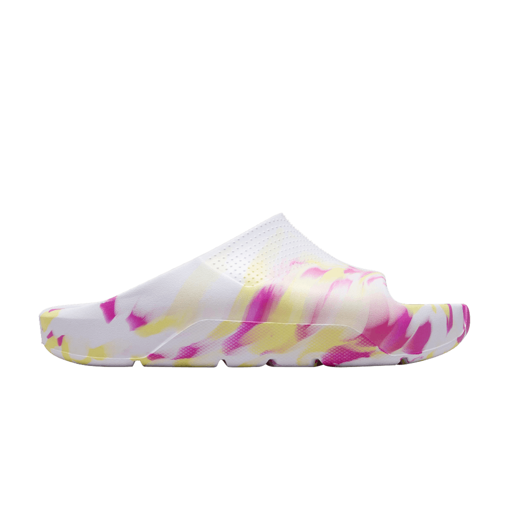 Air Jordan Post Slide GS 'White Fuchsia Marbled'