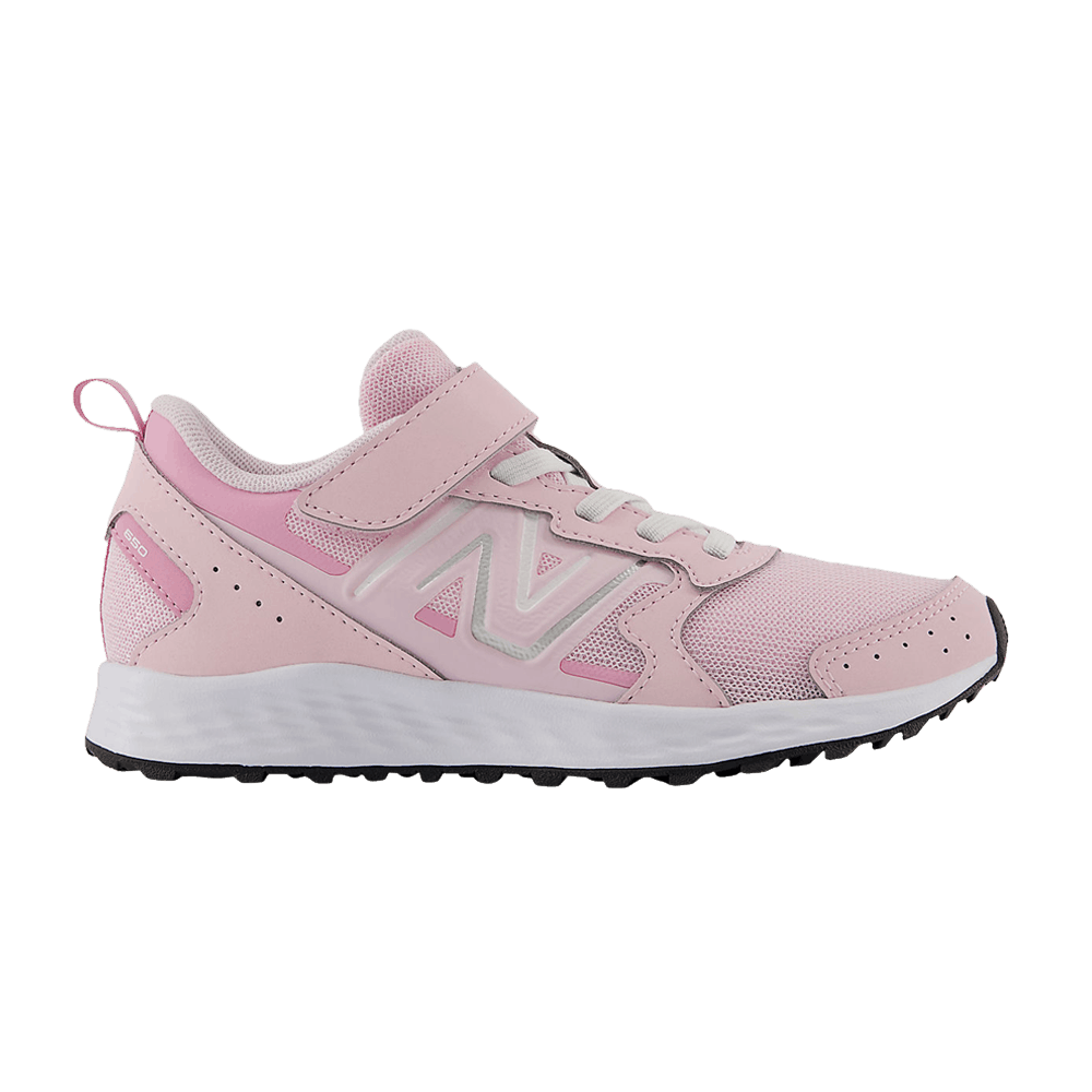 New Balance Fresh Foam 650 Bungee Lace Top Strap Big Kid Wide 'Light Raspberry'