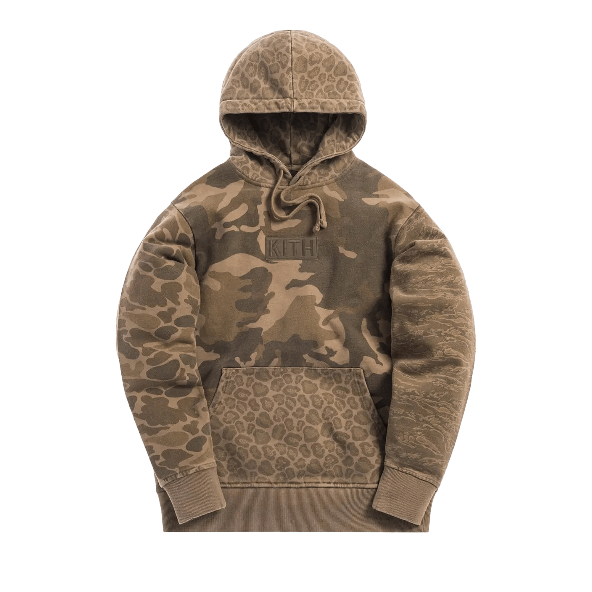 Kith Multi-Camo Williams Hoodie 'Green Camo'