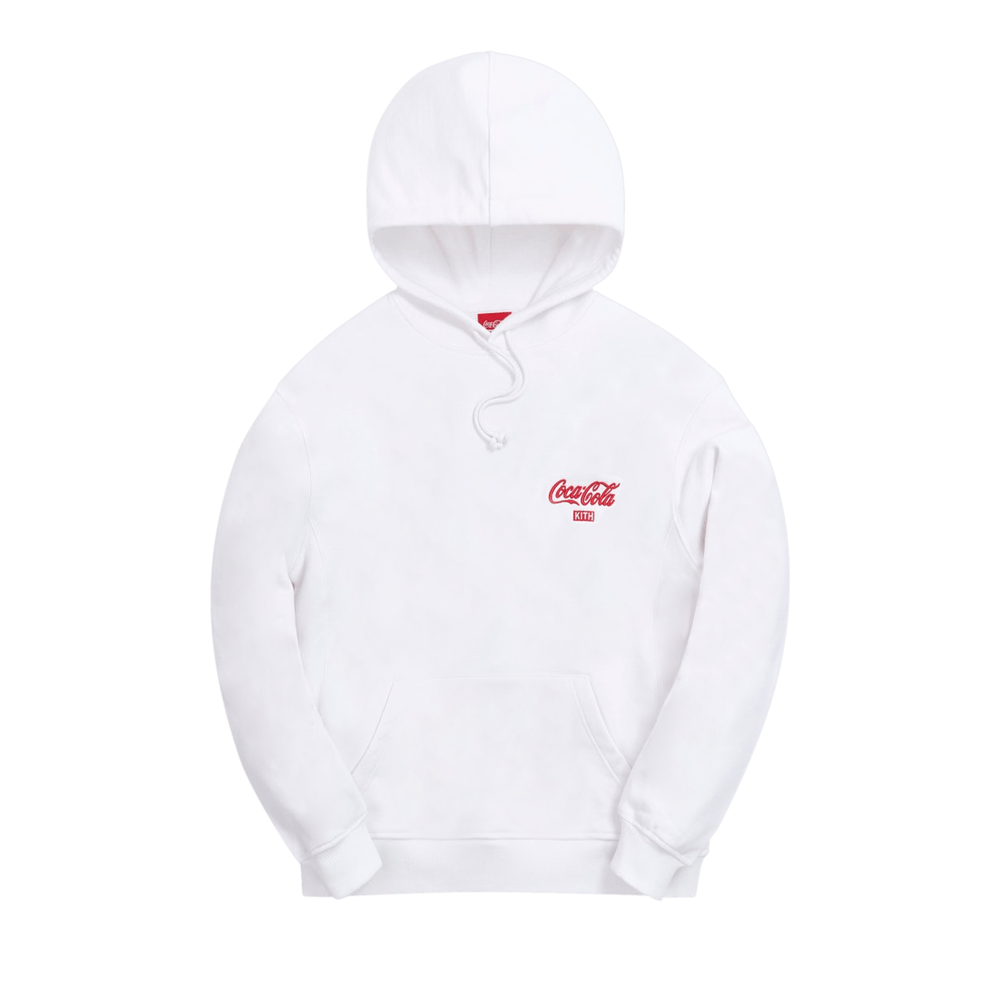 Kith x Coca-Cola Ribbon Logo Hoodie 'White'