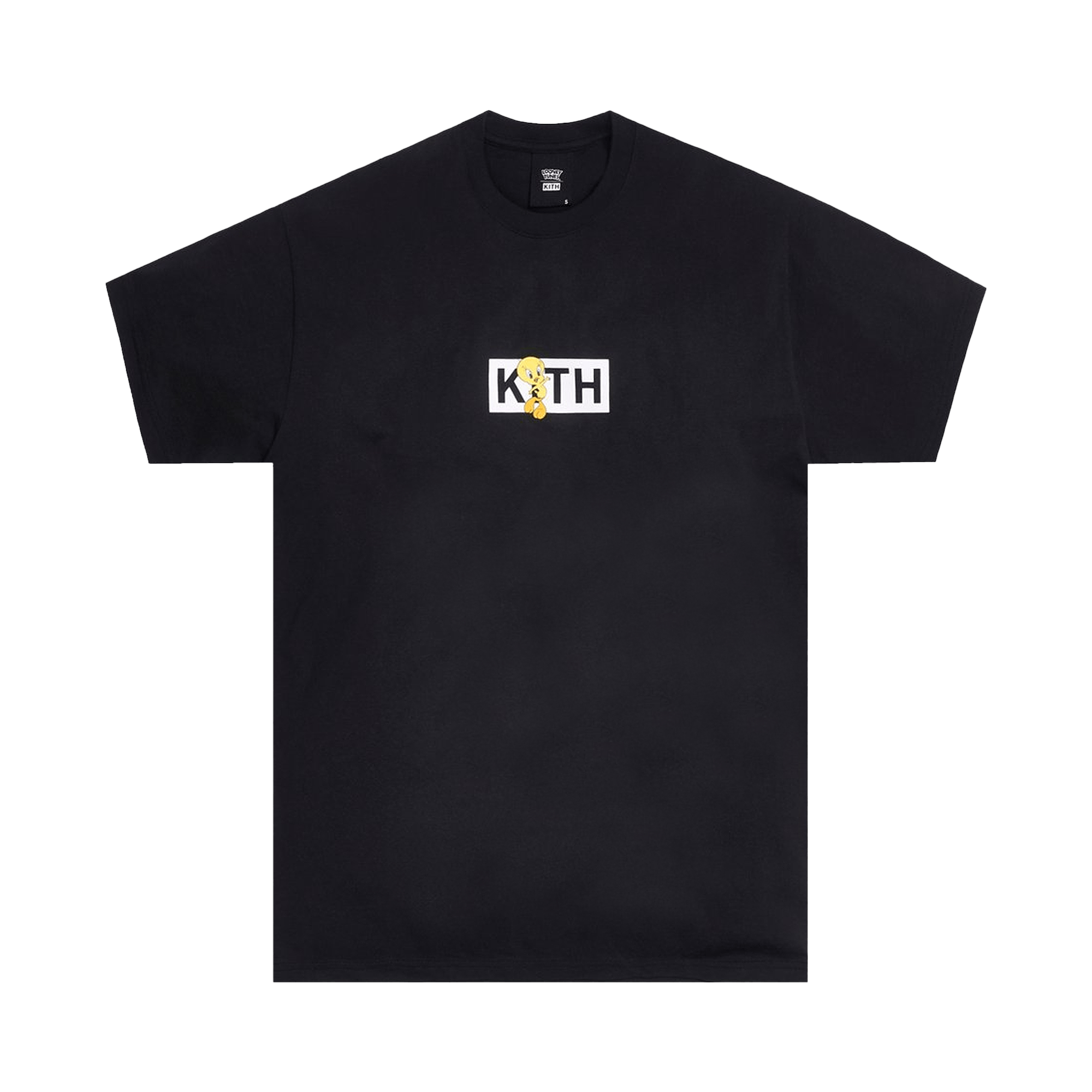 Kith x Looney Tunes Tweety Classic Logo Tee 'Black'