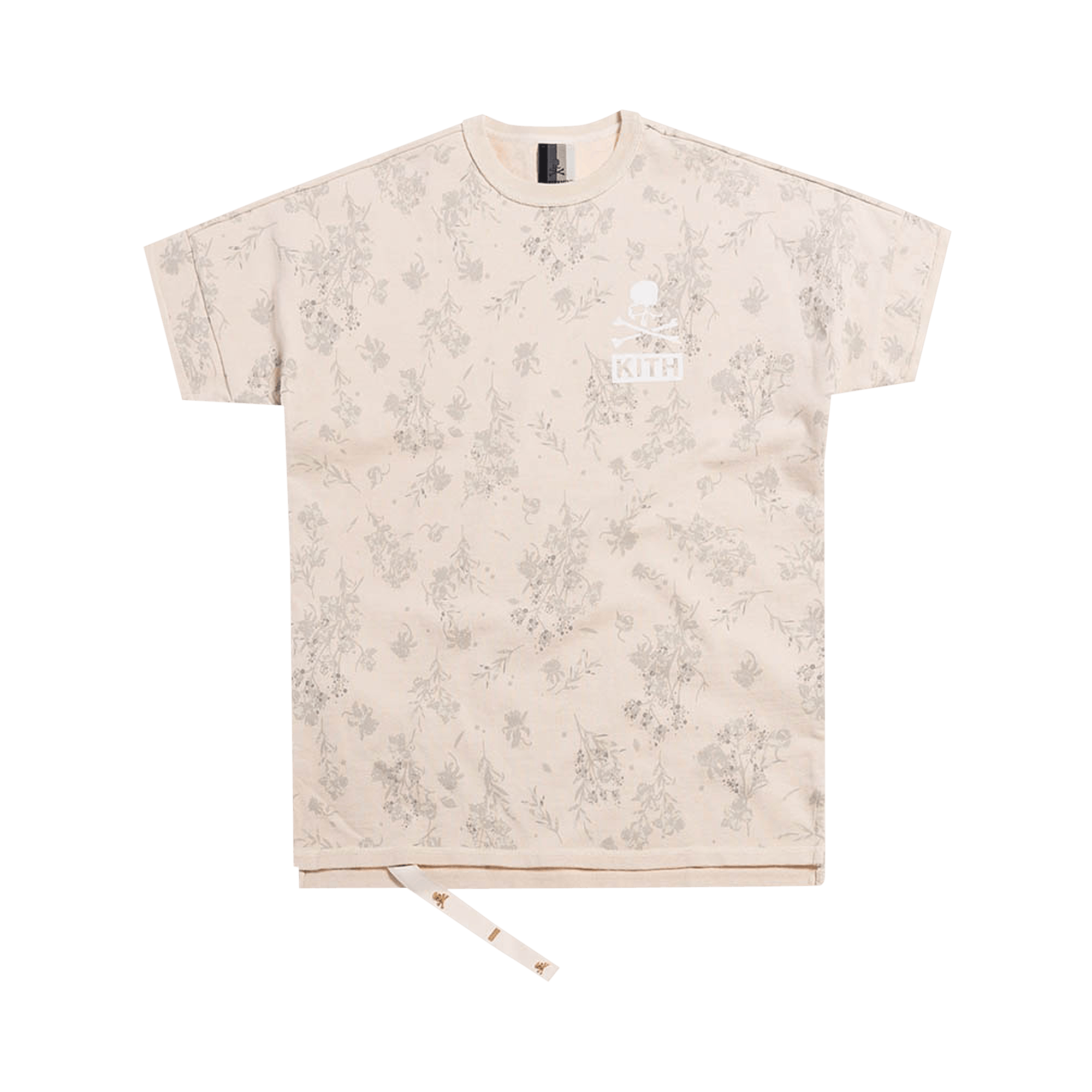 Kith x Mastermind World Reverse Floral Tee 'Turtle Dove'