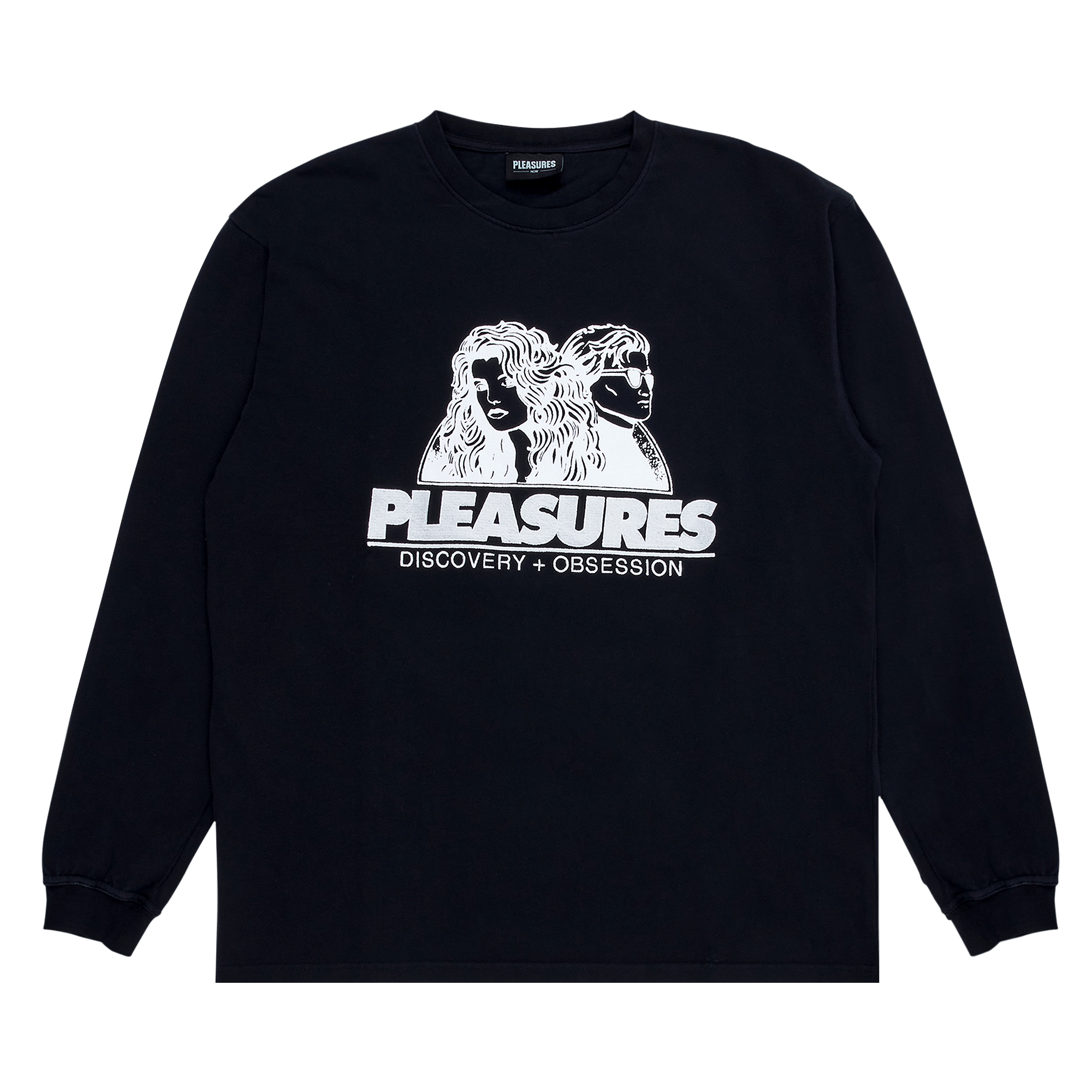 Pleasures Discovery Heavyweight Long-Sleeve T-Shirt 'Black'