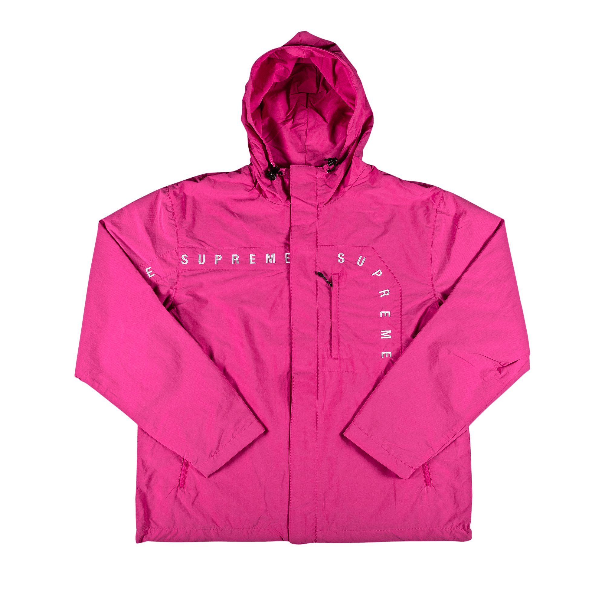 Supreme Curve Logos Ripstop Jacket 'Dusty Purple'