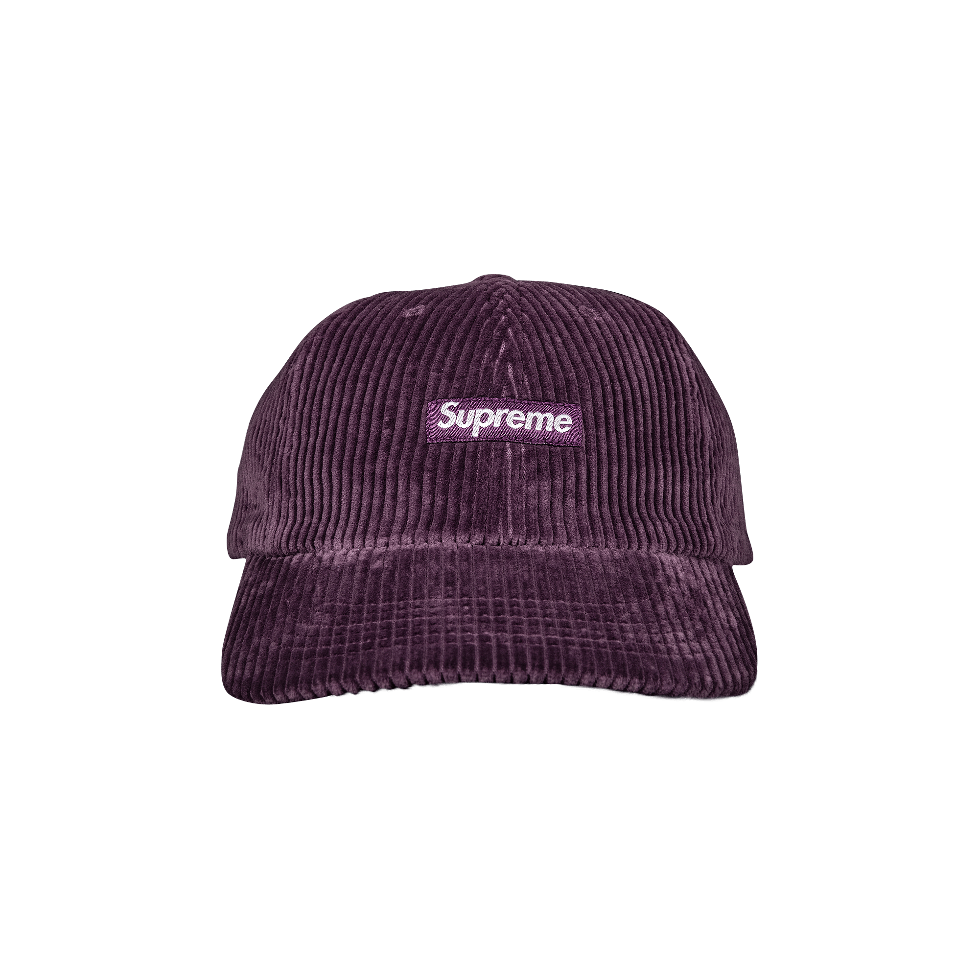 Supreme Ripple Corduroy Small Box 6-Panel 'Purple'