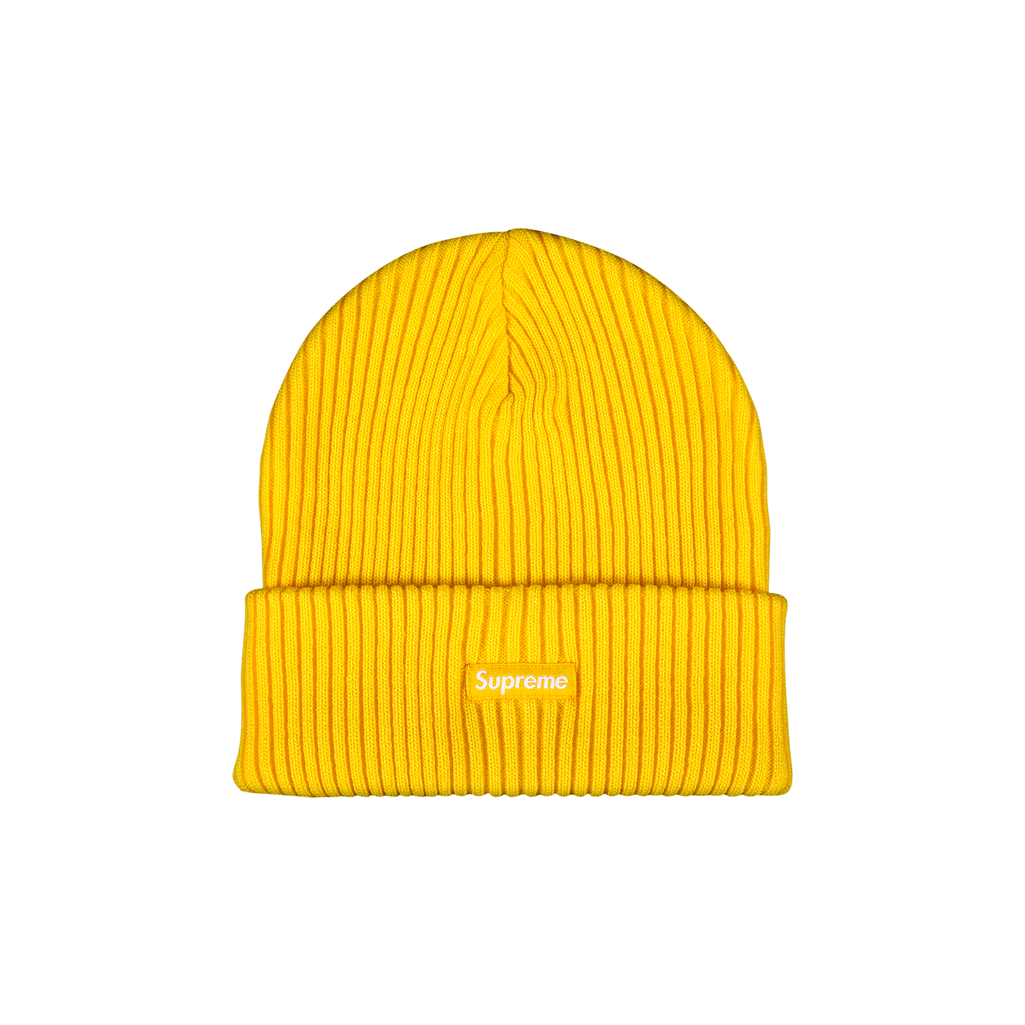 Supreme Wide Rib Beanie 'Yellow'