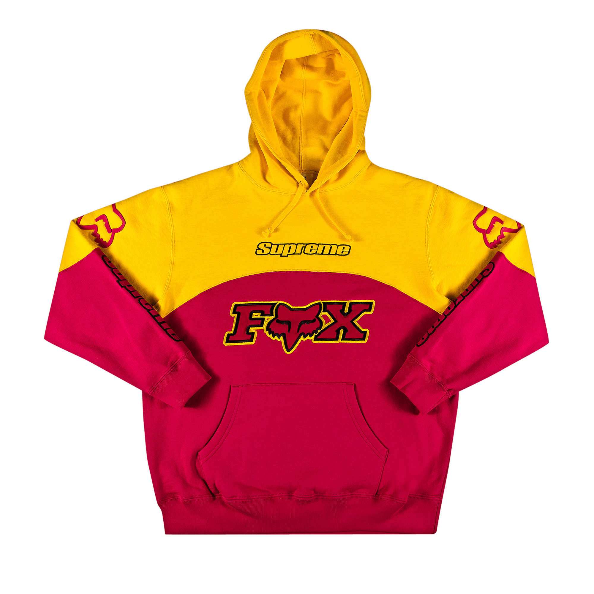 Supreme x Fox Racing Hooded Sweatshirt 'Pink'