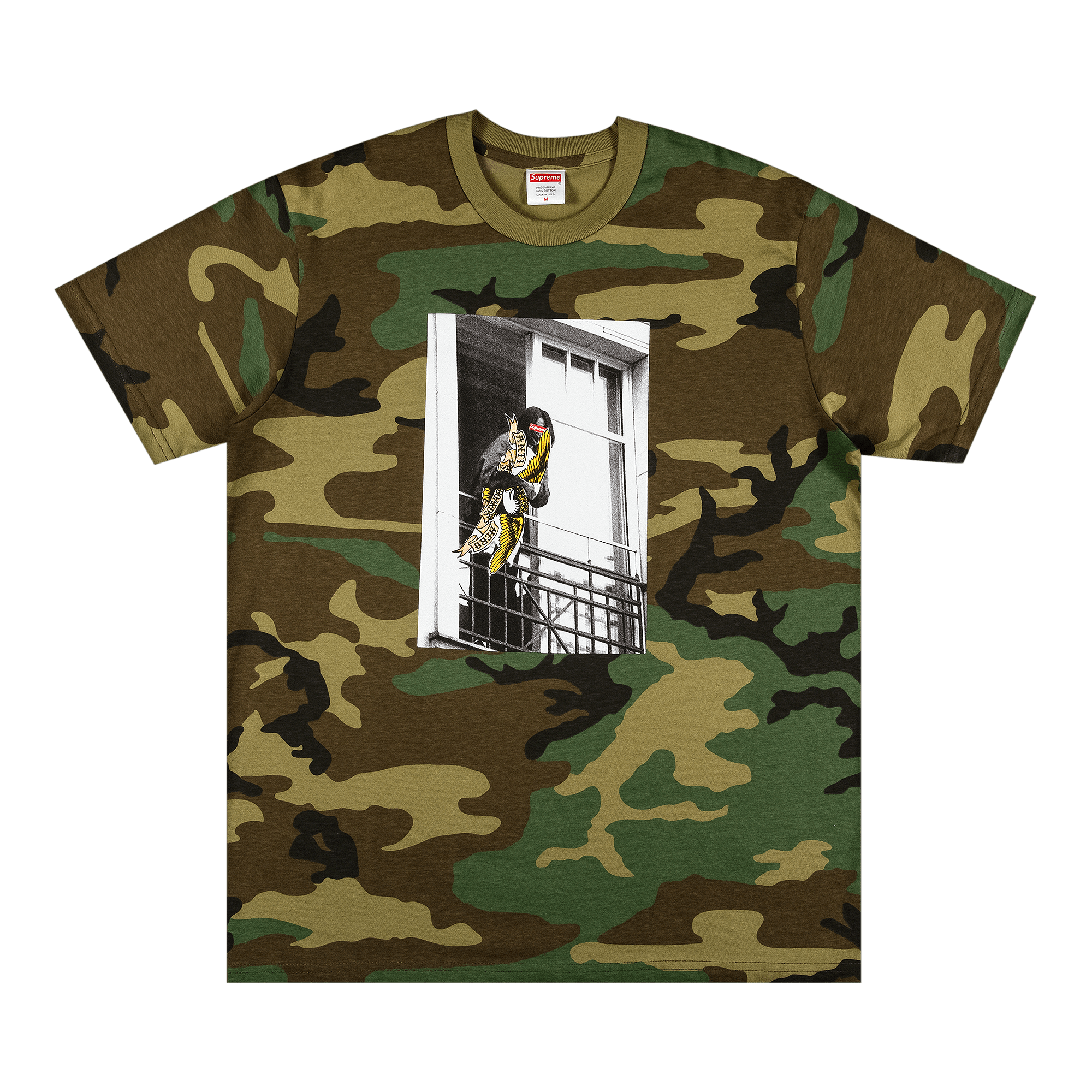 Supreme x ANTIHERO Balcony Tee 'Woodland Camo'