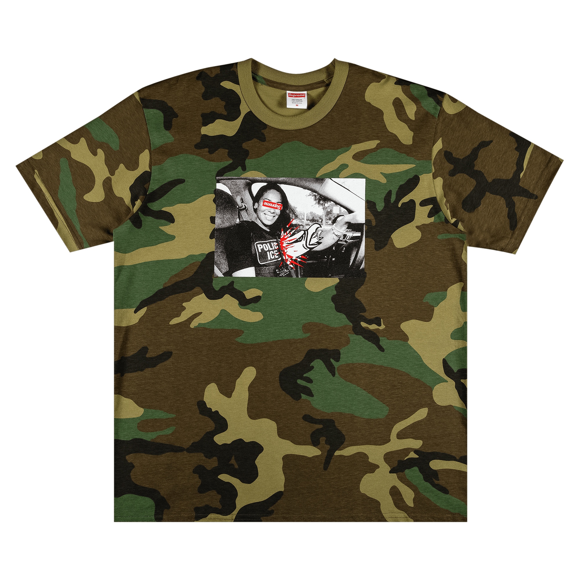 Supreme x ANTIHERO ICE Tee 'Woodland Camo'