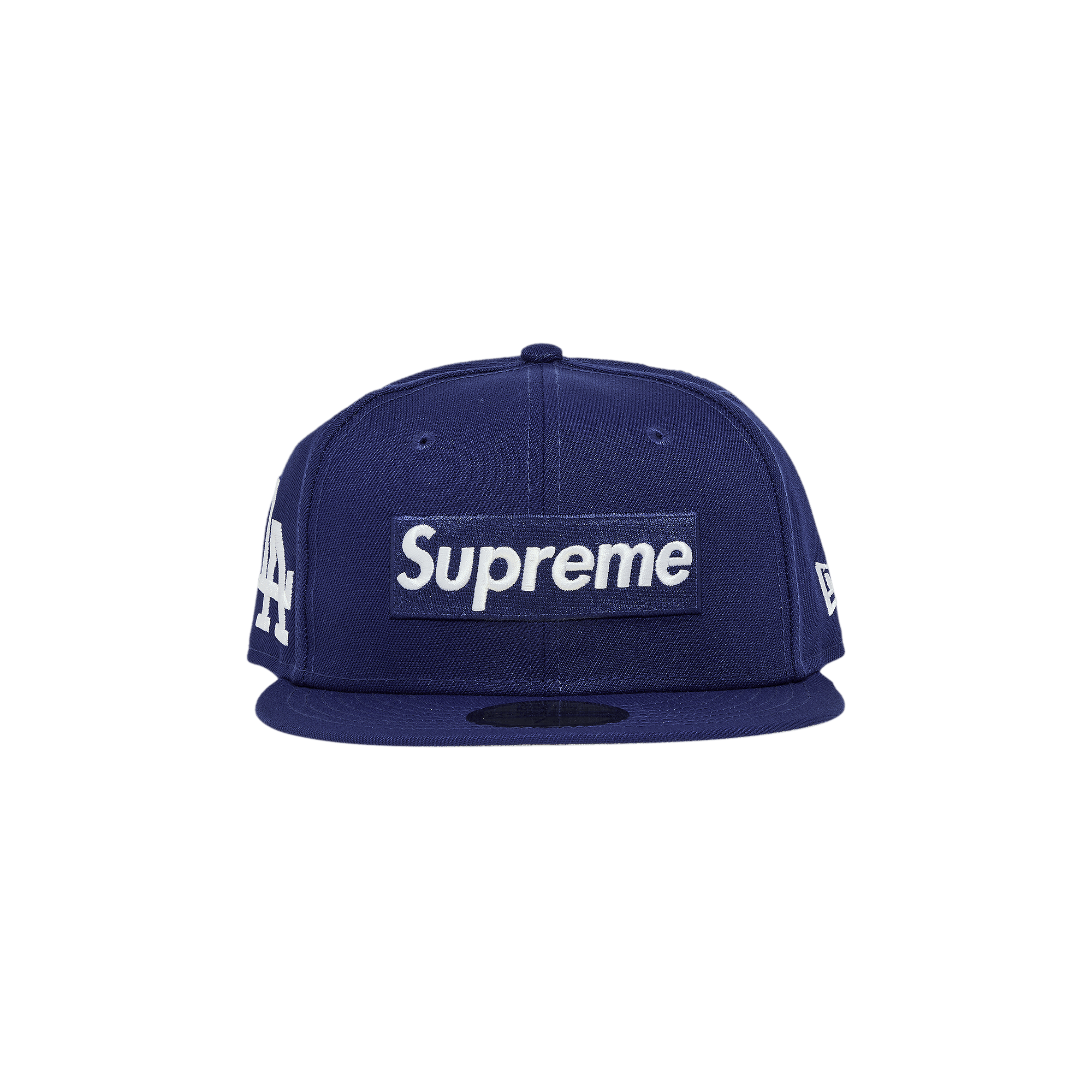 Supreme x MLB Teams Box Logo New Era 'Dark Royal - Los Angeles'