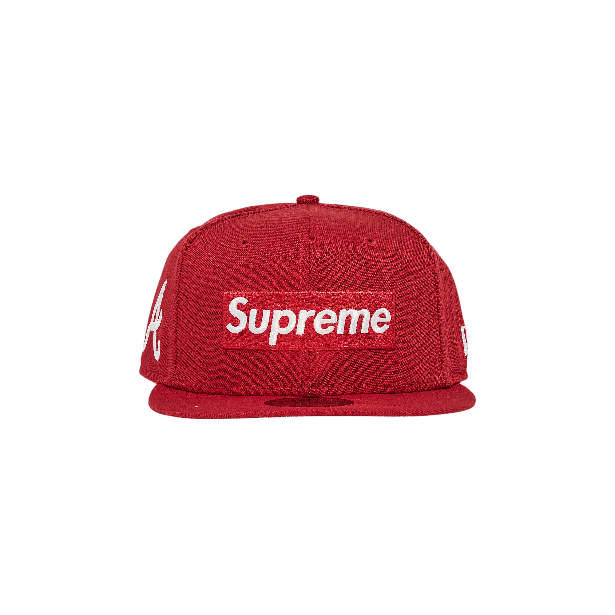 Supreme x MLB Teams Box Logo New Era 'Red - Atlanta'